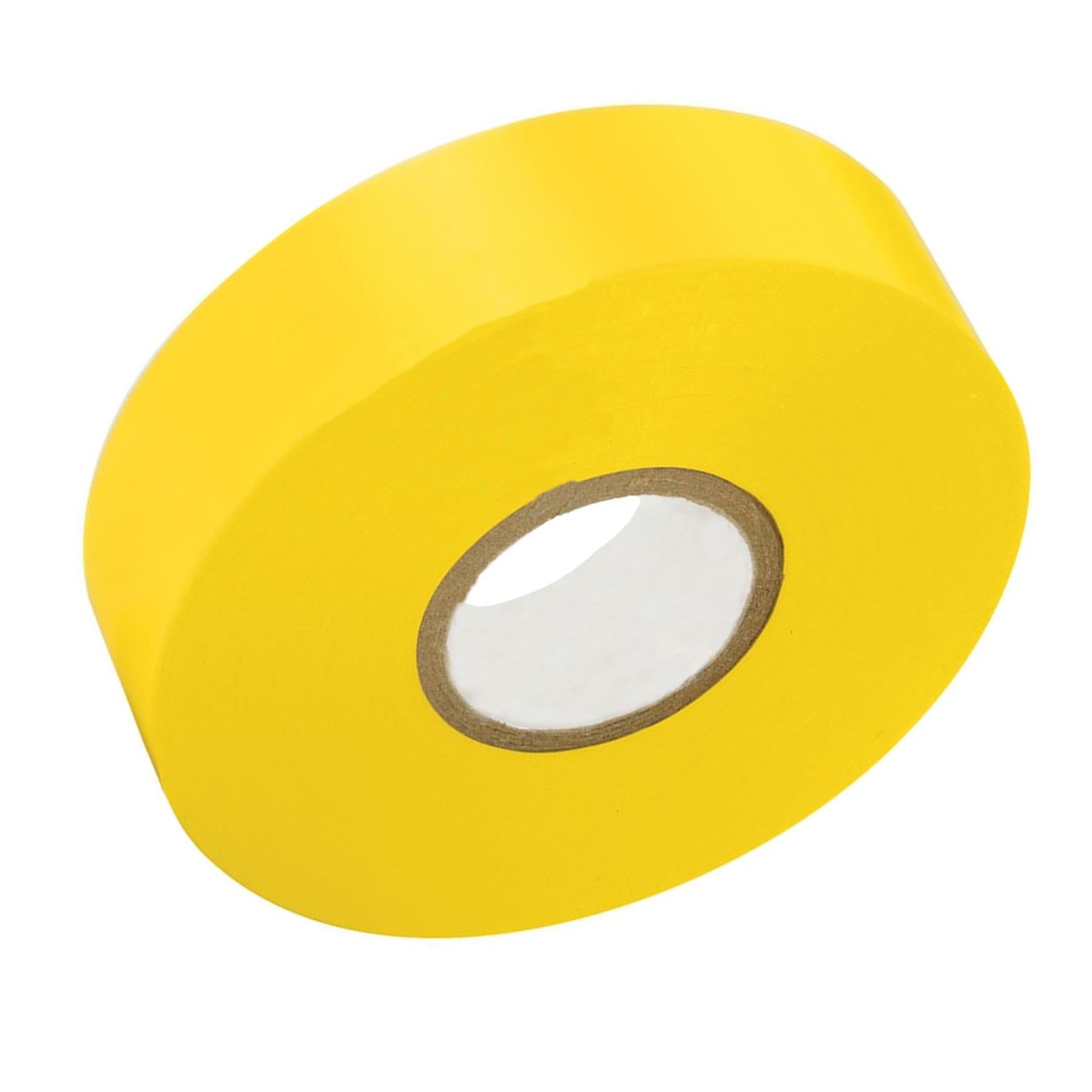 19mm x 33m Yellow Electrical Pvc Insulation / Insulating Tape Flame Retardant