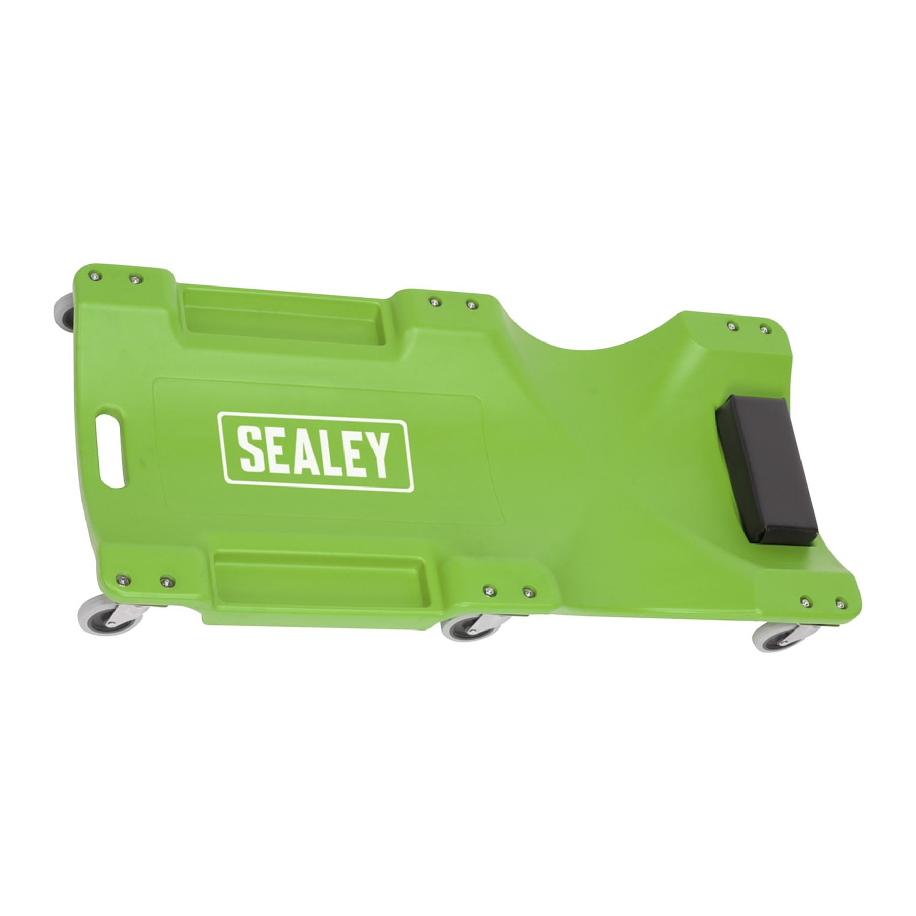 Sealey Composite Creeper with 6 Wheels - Hi-Vis