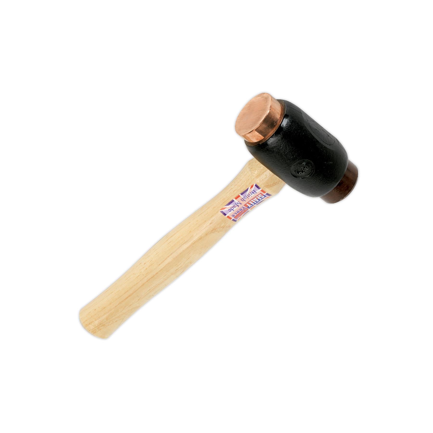 Sealey Copper/Rawhide Faced Hammer 3.5lb Hickory Shaft