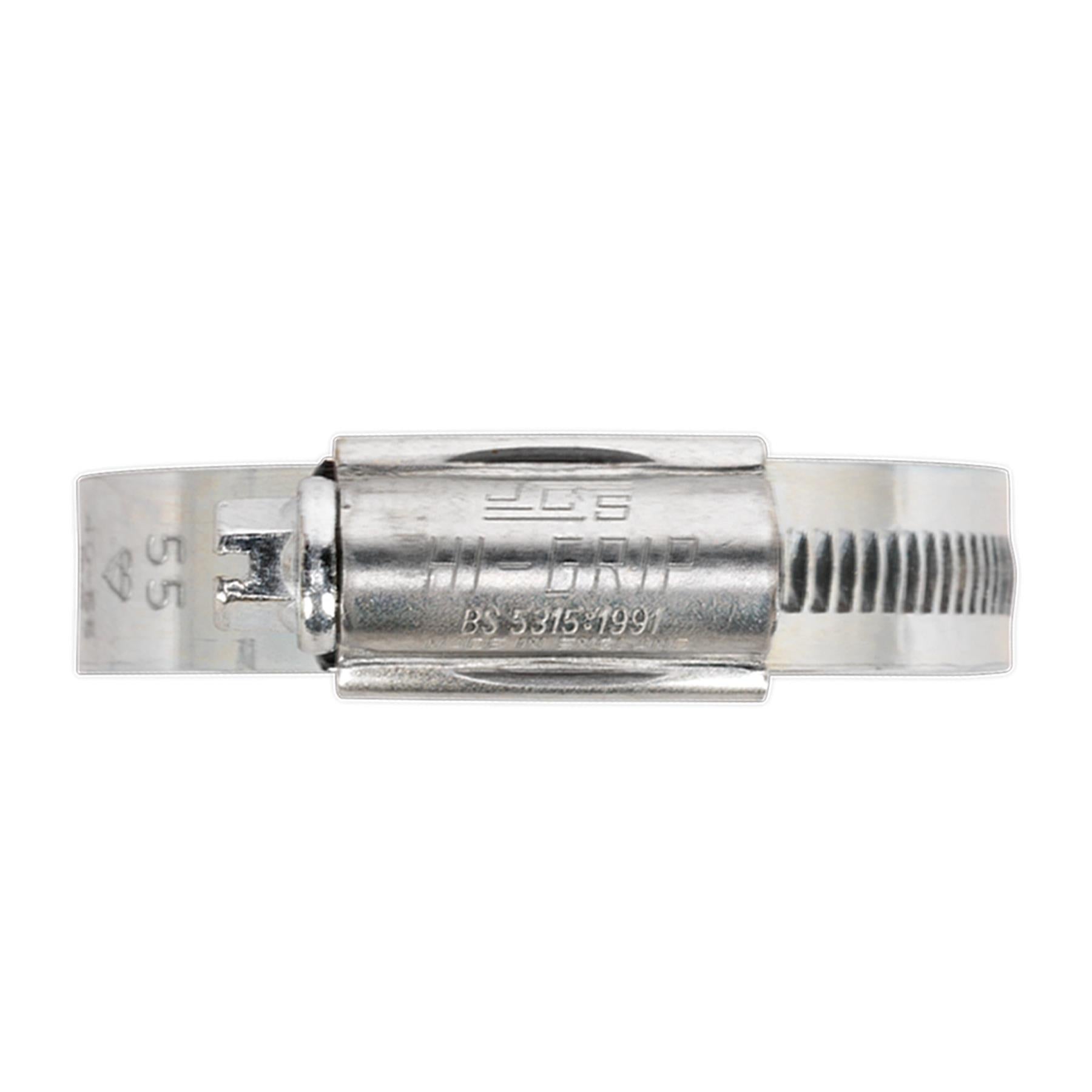 Sealey HI-GRIP Hose Clip Zinc Plated �60-80mm Pack of 10