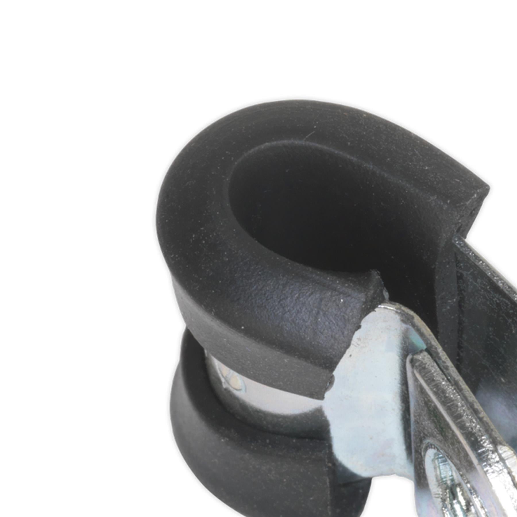 Sealey P-Clip Rubber Lined 21mm Pack of 25