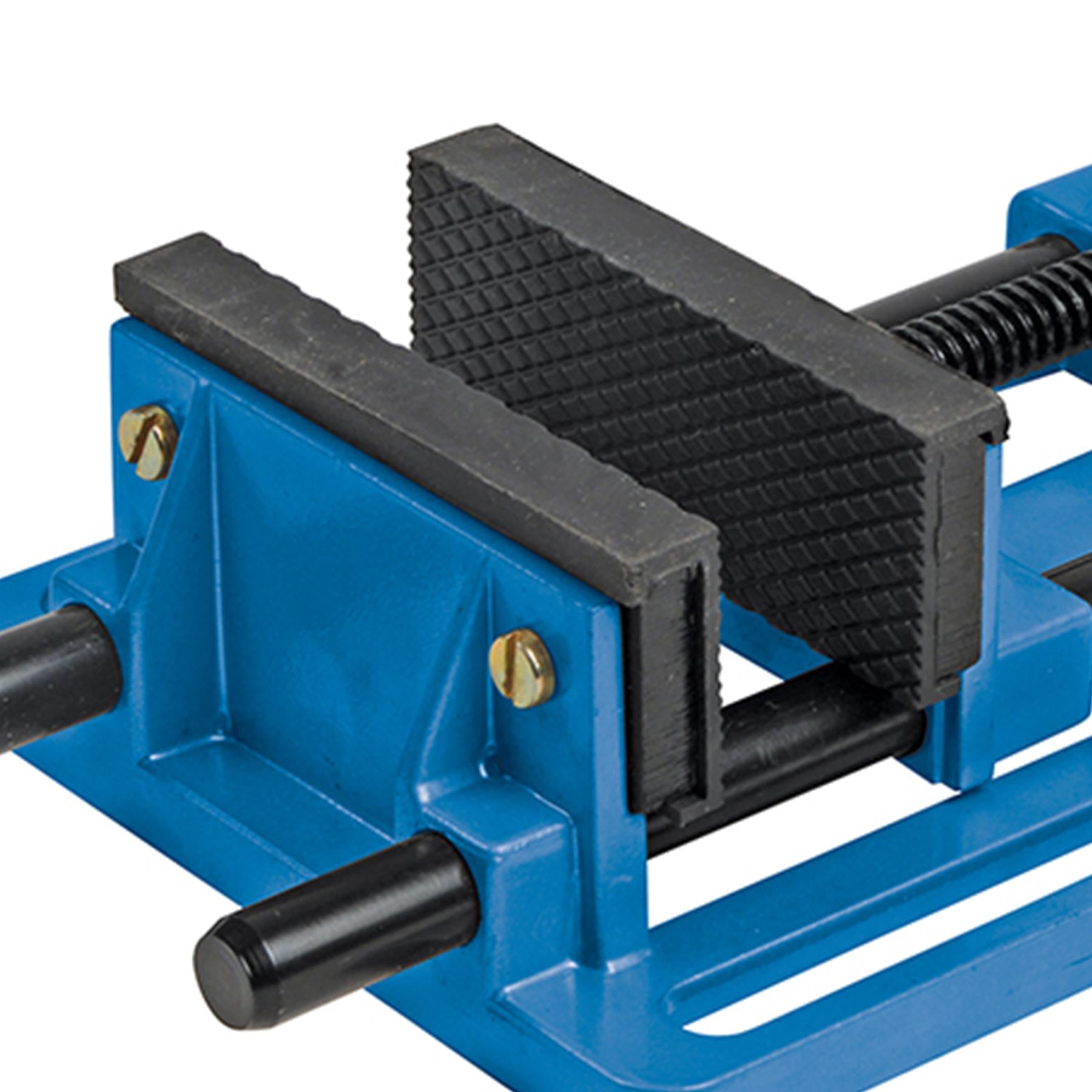 Quick Release Drill Vice 100mm For Drill Stand Or Work Bench Strong Aluminium