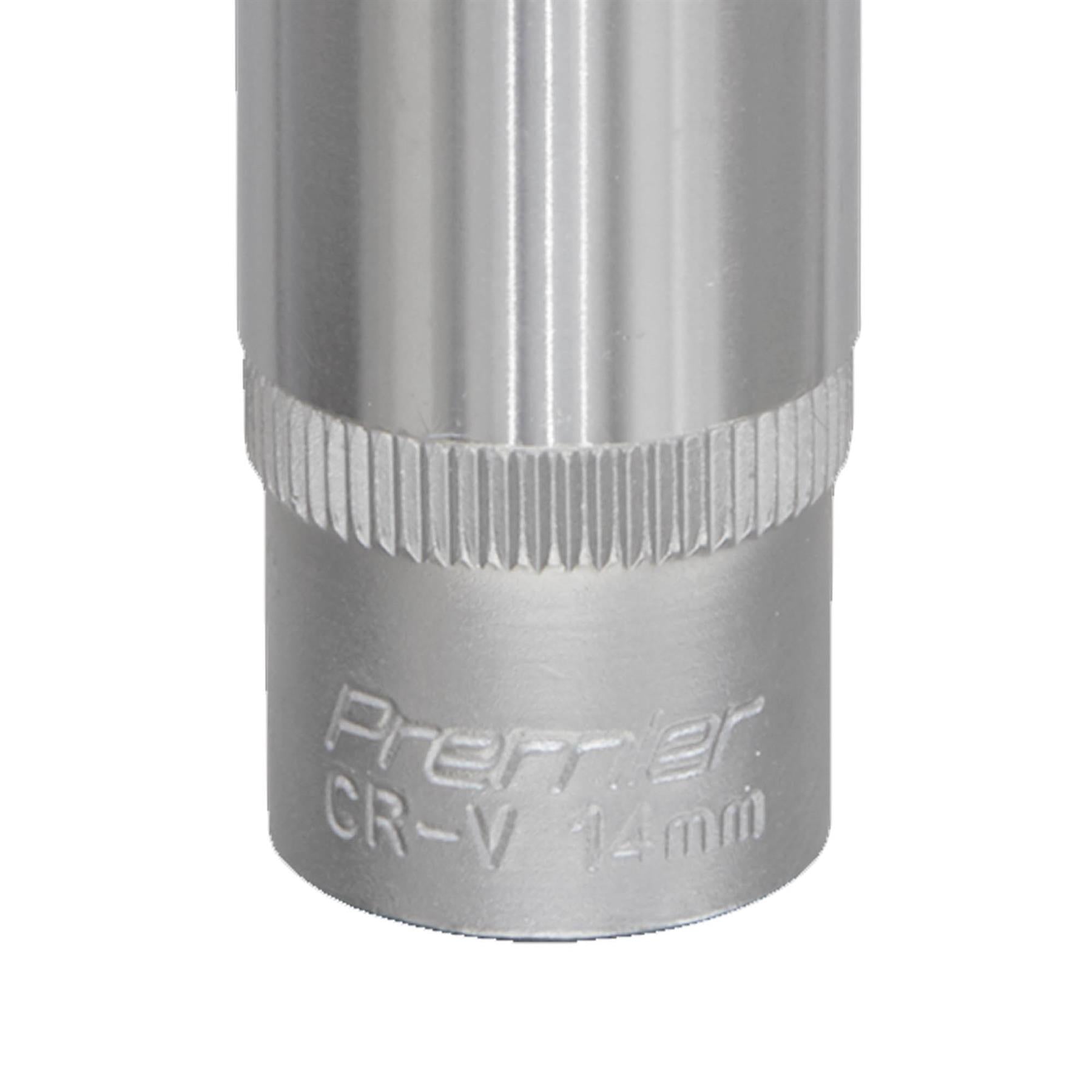 Sealey WallDrive Socket 14mm Deep 3/8"Sq Drive