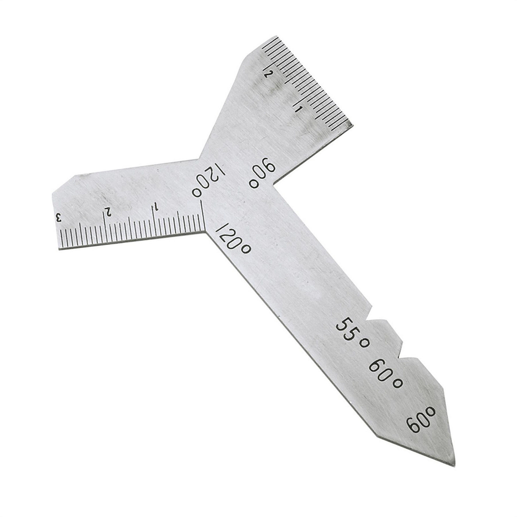 Universal Grinding Gauge 55°, 60°, 90° and 120° Etched, Metric Graduations