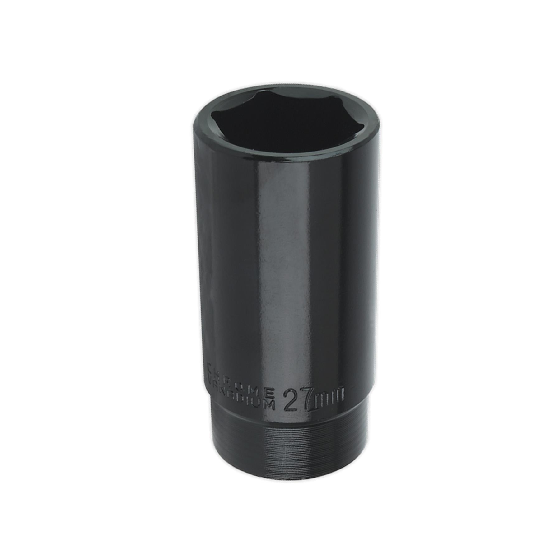 Sealey Impact Socket 27mm Deep 1/2"Sq Drive
