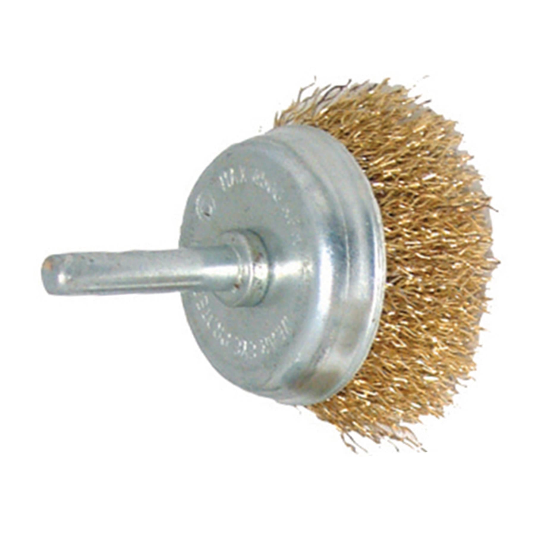 3Pce Rotary Wire End Brush & Cup Set 6mm Shank Power Drills Rust Removal