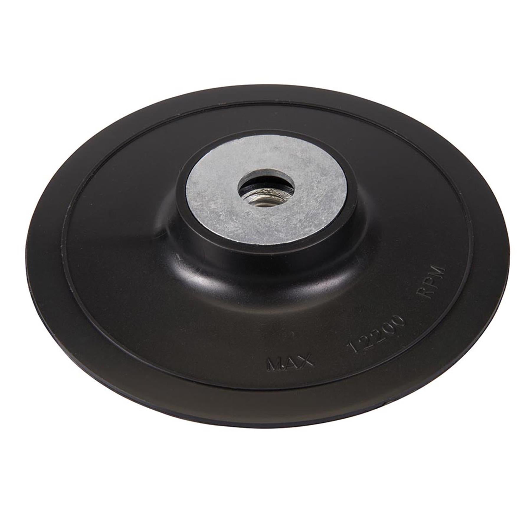 Abs Fibre Disc Backing Pad 125mm W/ Fibre Discs And Semi-Flexible Grinding Discs