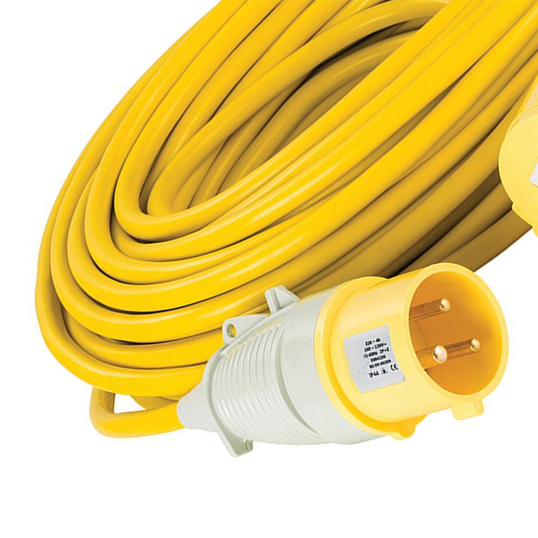 Defender Extension Lead Yellow 4mm2 32A 25m 110V
