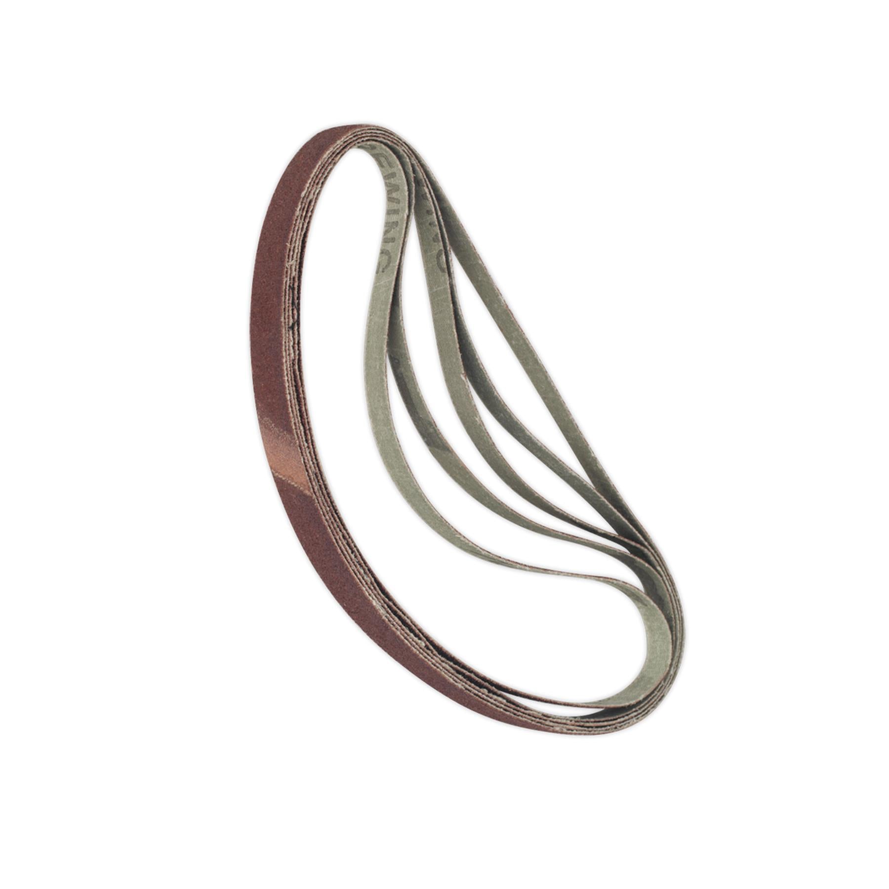 Sealey Sanding Belt 12 x 456mm 60Grit Pack of 5