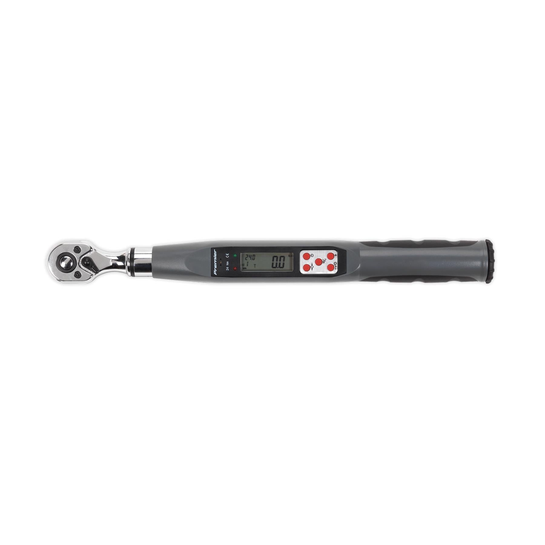 Sealey Torque Wrench Digital 3/8"Sq Drive 2-24Nm(1.48-17.70lb.ft)
