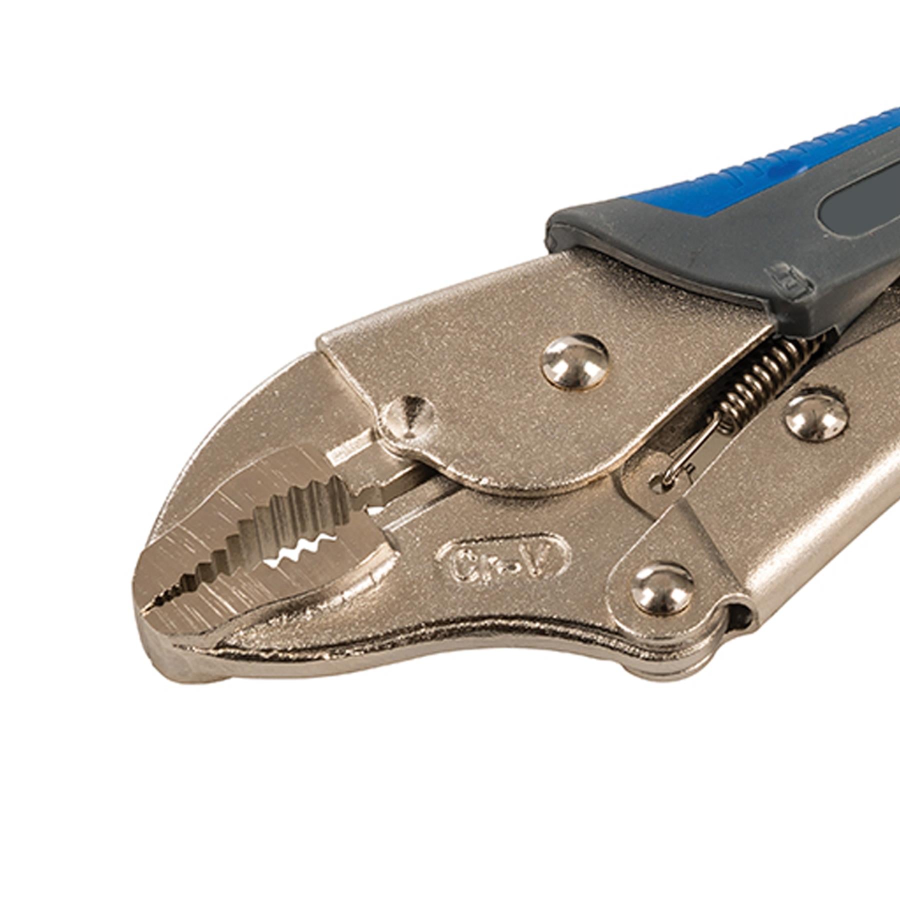 Pliers Cutter 250mm Self Locking Soft-Grip Plumber With Quick Release Levers