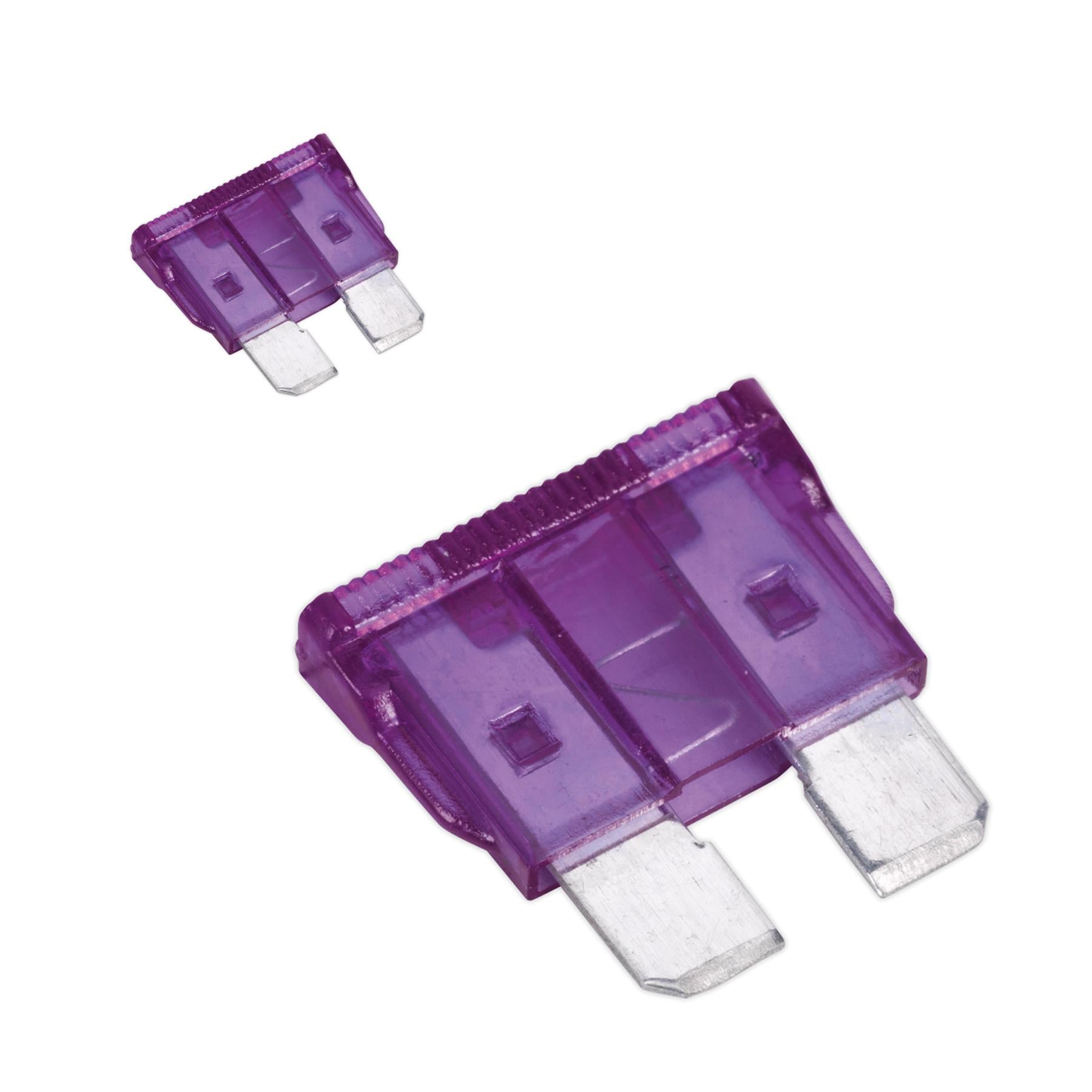 Sealey Automotive Standard Blade Fuse 3A Pack of 50