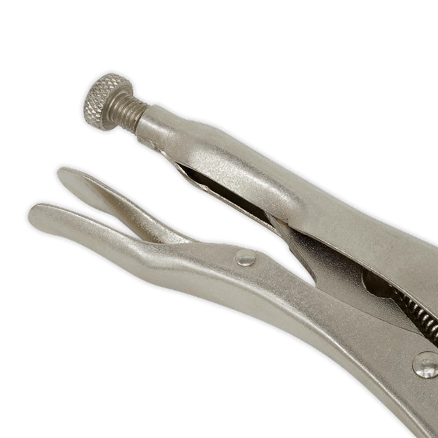 Sealey Locking Pliers 215mm Curved Jaw