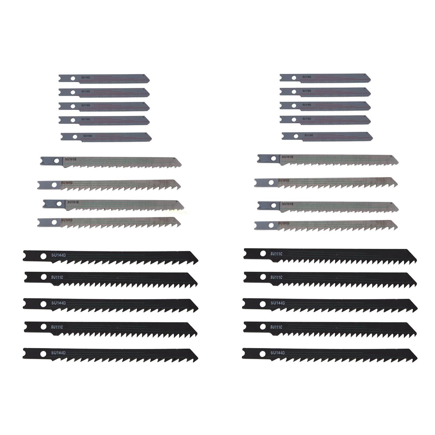 30Pk Jigsaw Blades Cut Cutting Wood / Metal Universal Fit Blade U Shank