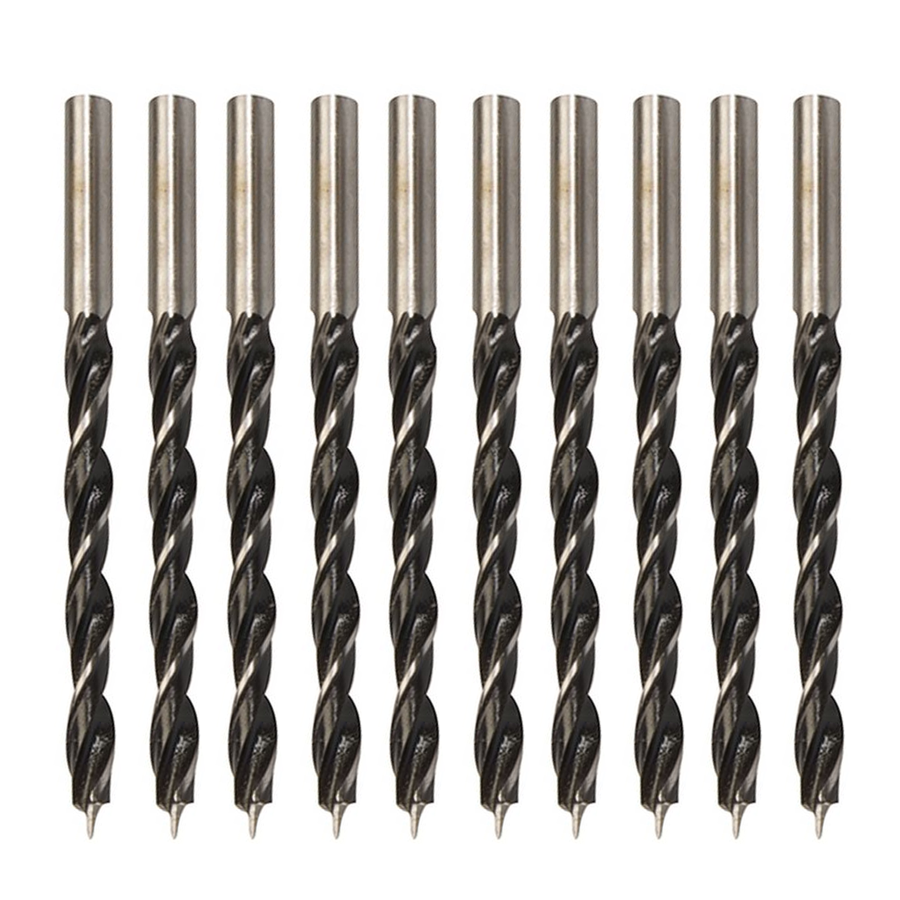 10Pk Lip & Spur Drill Bits 6mm Durable Sharp Precision Drill Work On Wood DIY