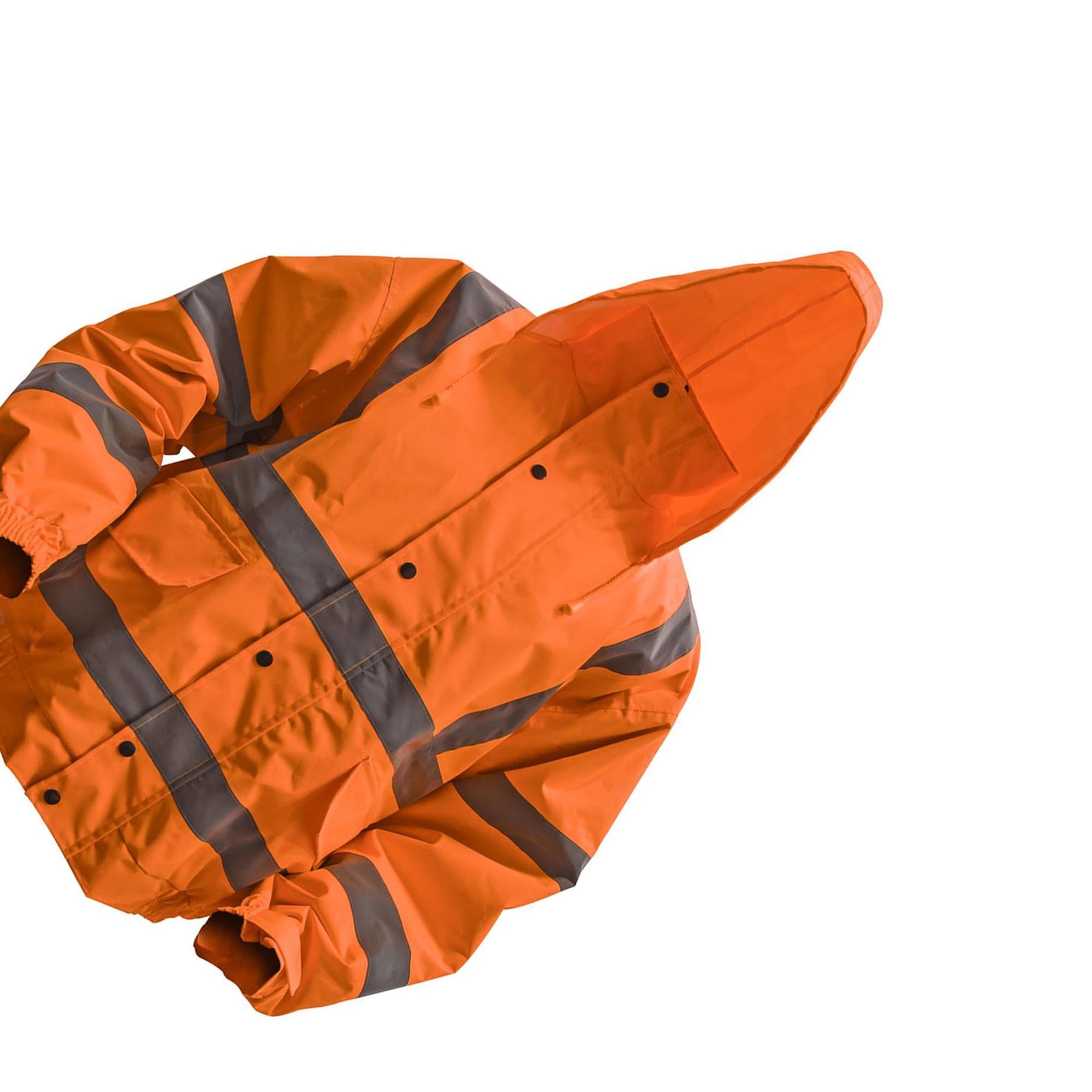 Sealey Hi-Vis Orange Jacket with Quilted Lining & Elastic Waist XXL
