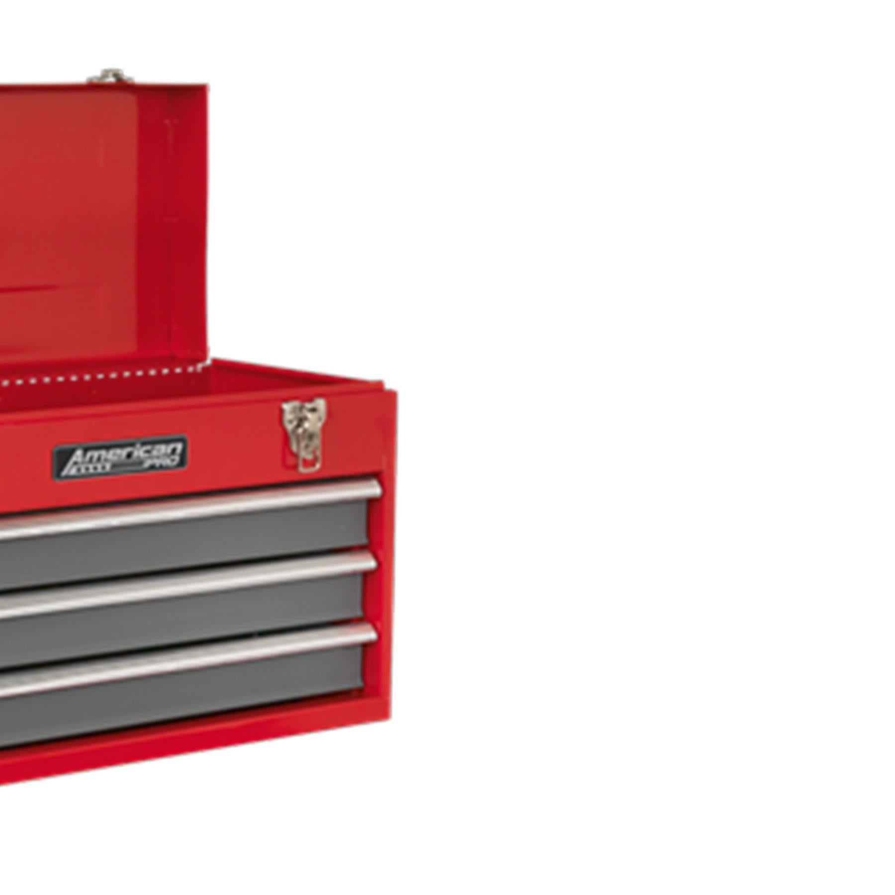 Sealey Tool Chest 3 Drawer Portable - Red/Grey