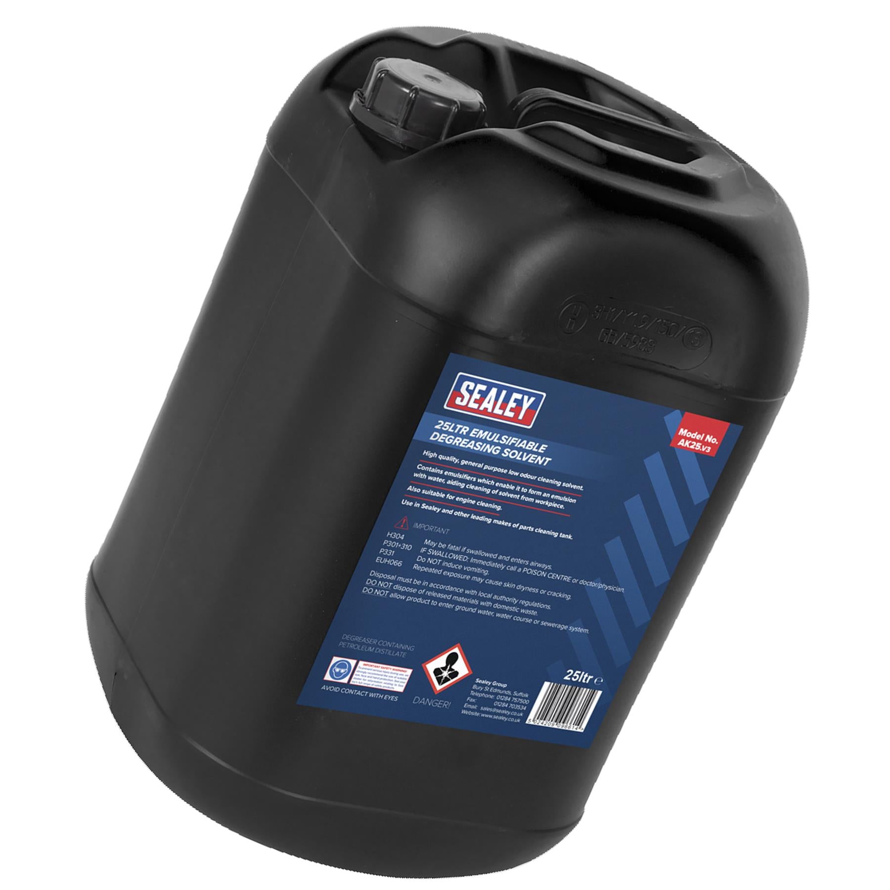 Sealey Degreasing Solvent Emulsifiable 25L