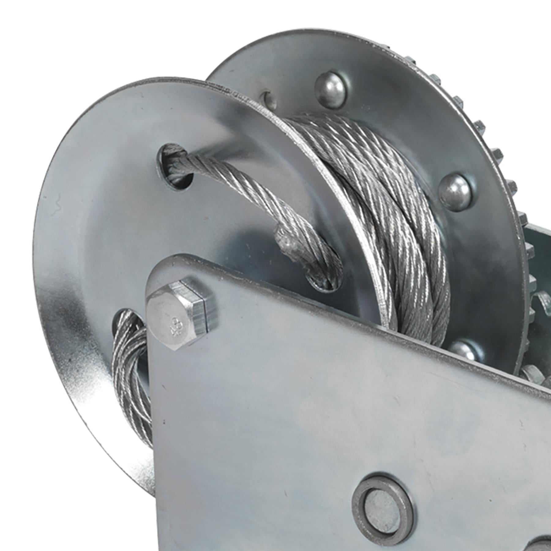 Sealey Geared Hand Winch 900kg Capacity with Cable