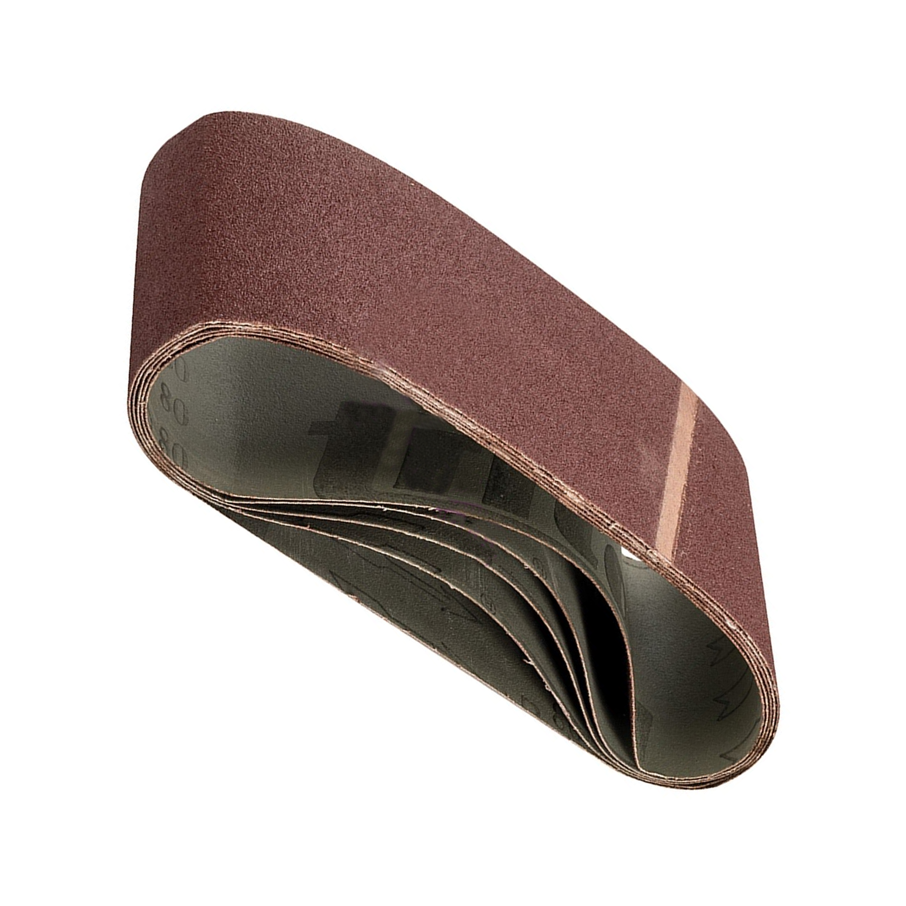 80 Grit Sanding Belts 100 X 610mm 5Pk Sanding Belts High Quality Aluminium
