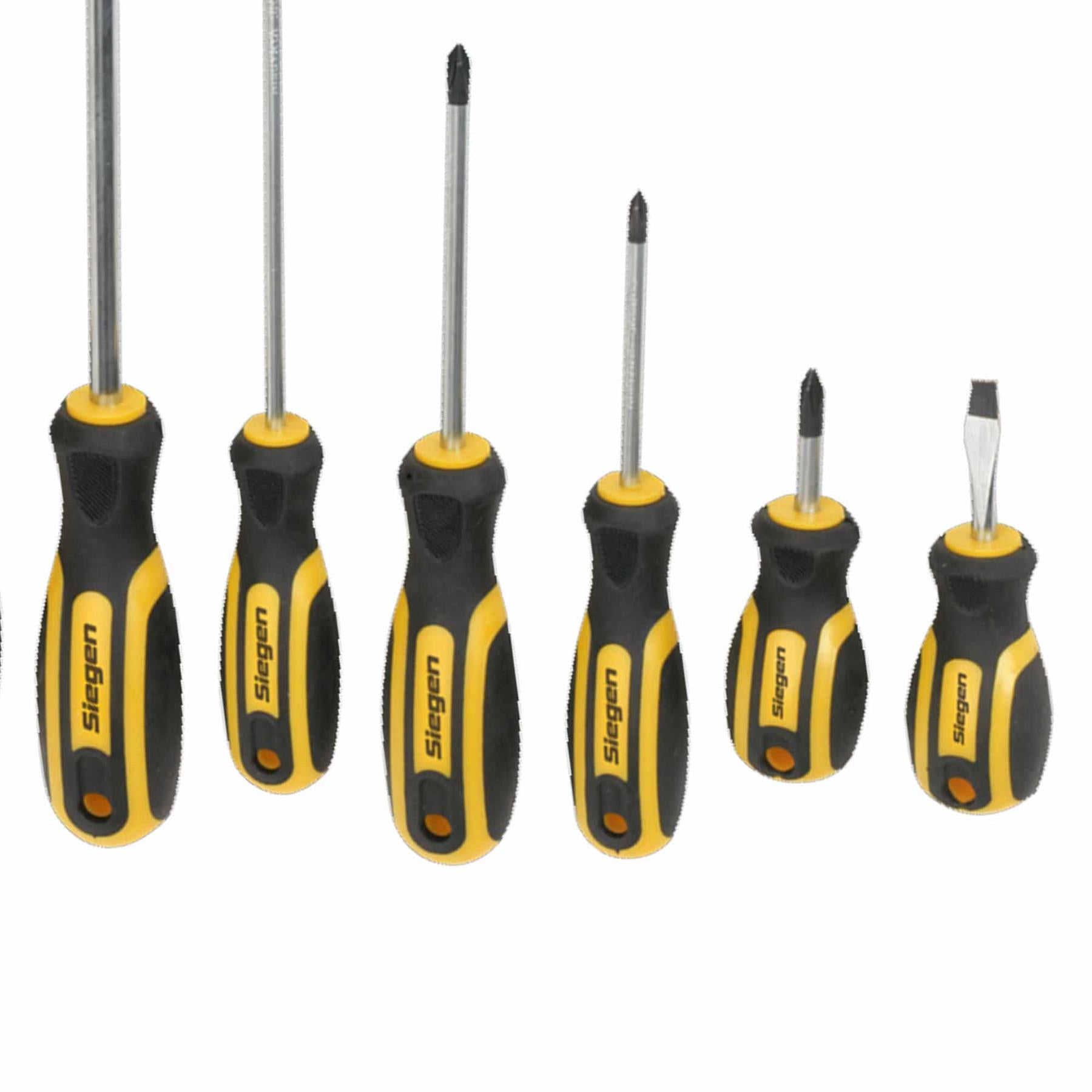 Sealey Soft Grip Screwdriver Set 12pc