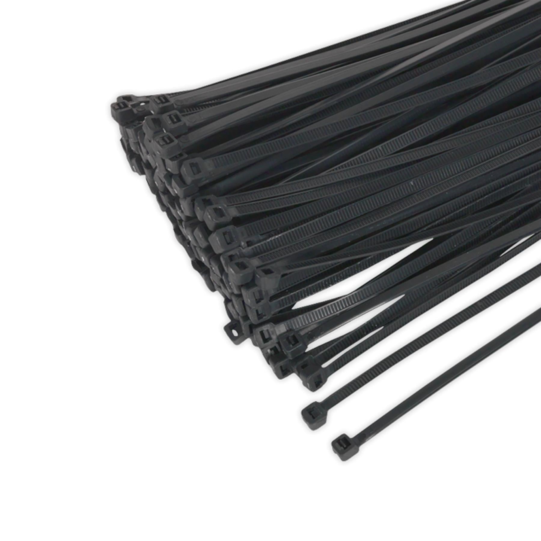 Sealey Cable Tie 350 x 7.6mm Black Pack of 50