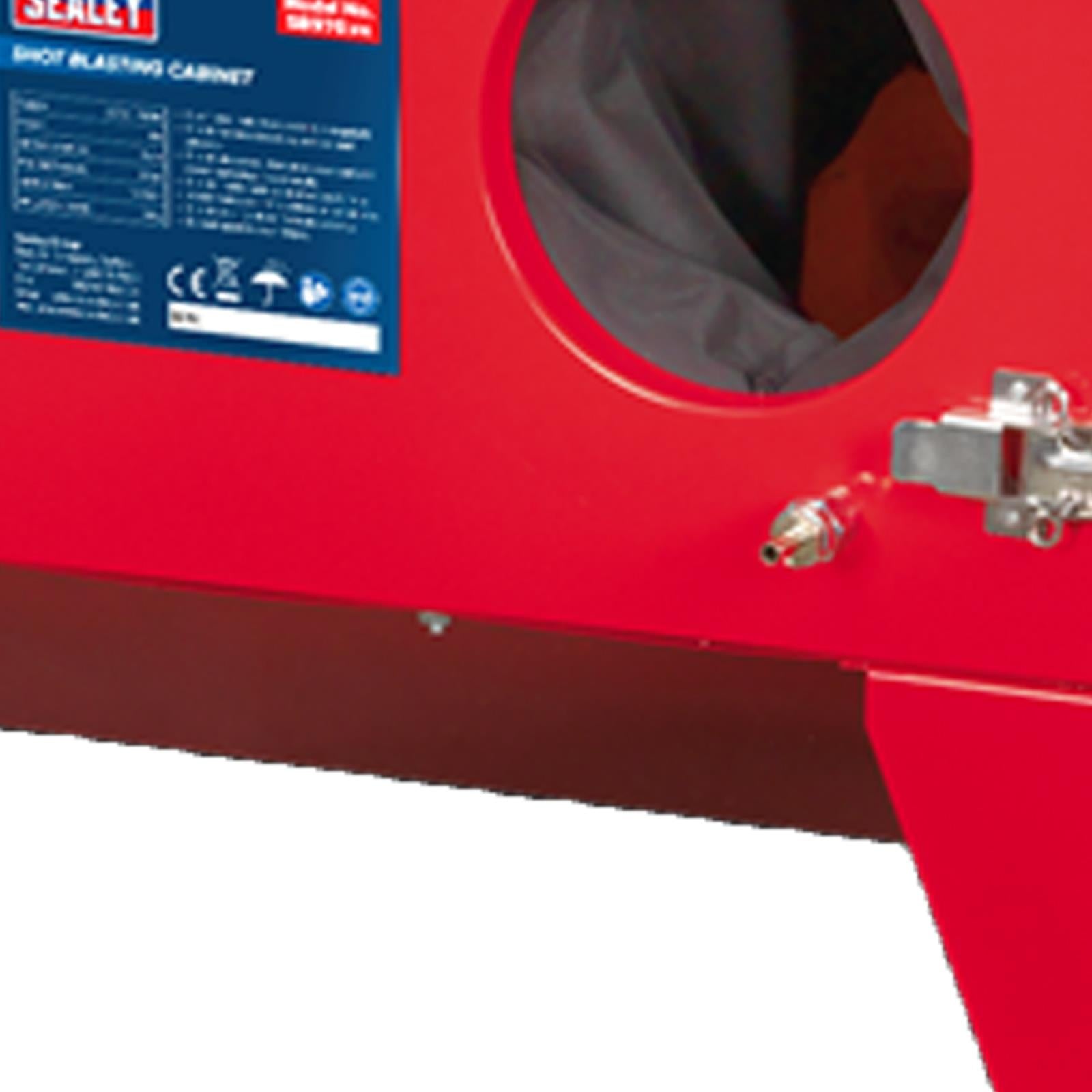 Sealey SB970 Shot Blasting Cabinet Double Access 695 x 580 x 625mm