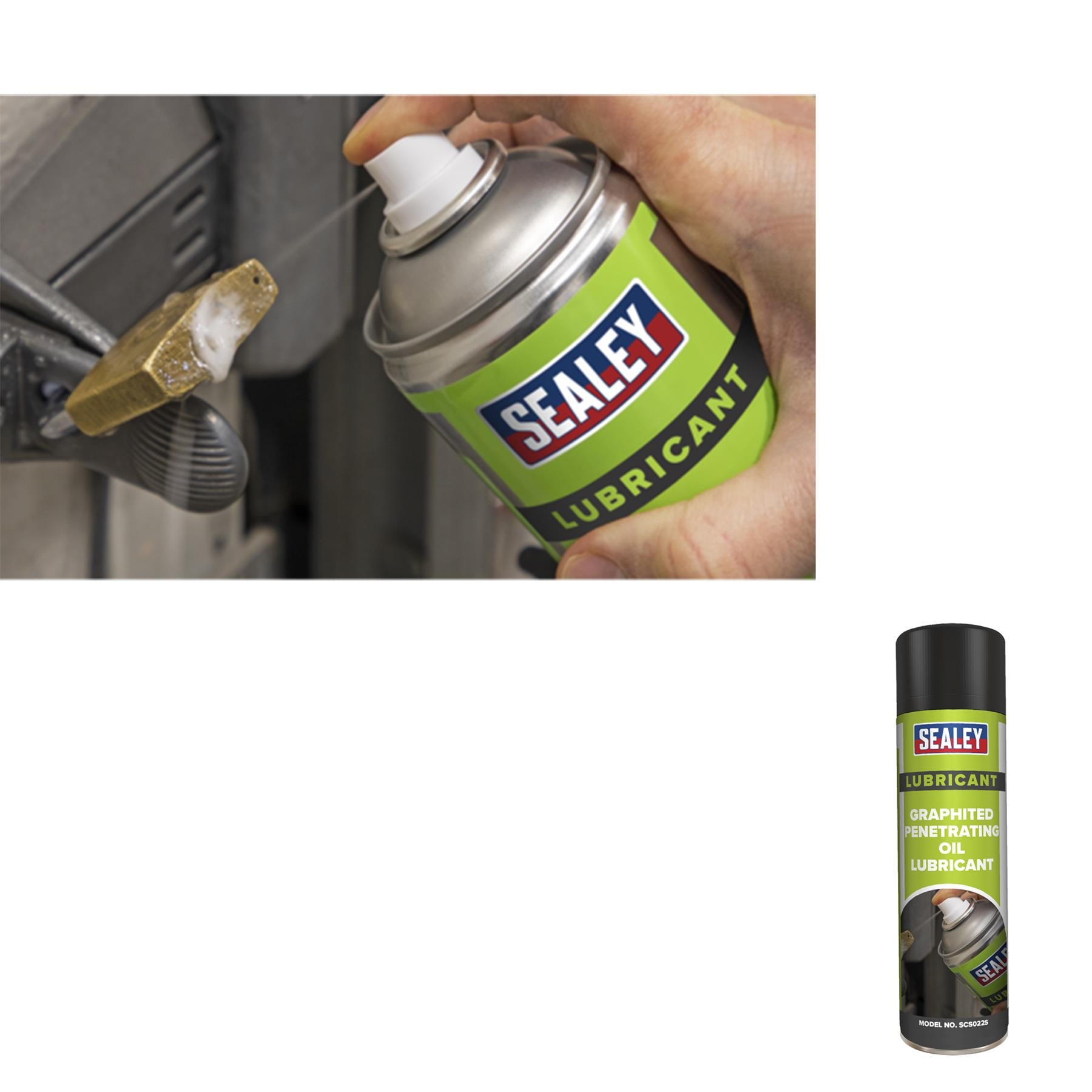 Sealey Graphited Penetrating Oil Lubricant 500ml Single