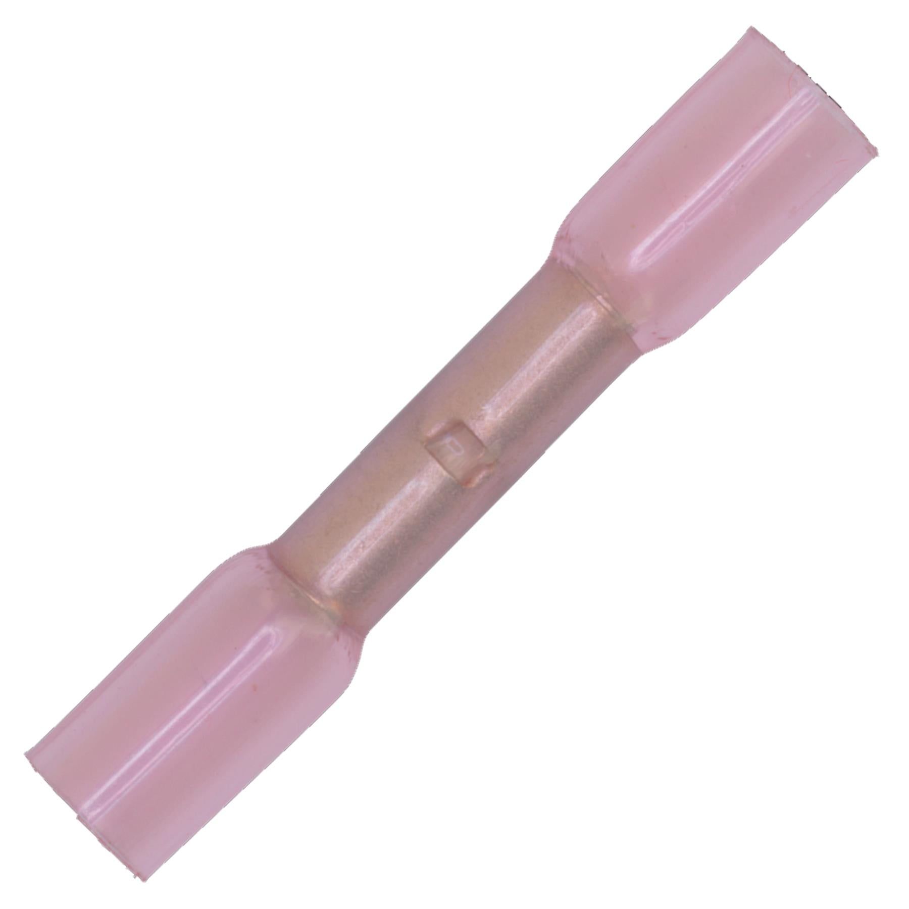 Sealey Heat Shrink Butt Connector Terminal 4.8mm Red Pack of 100
