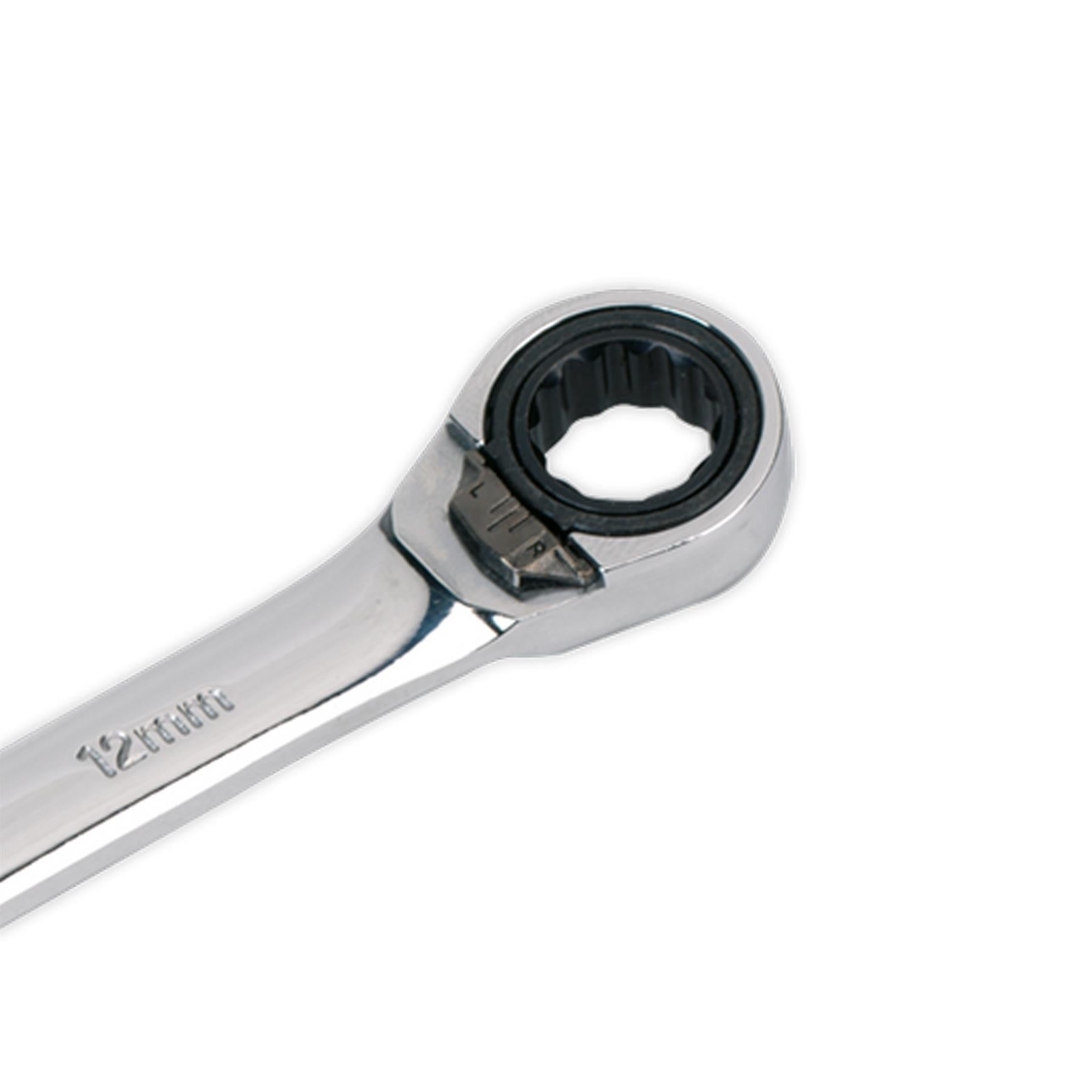 Sealey Reversible Ratchet Combination Spanner 12mm