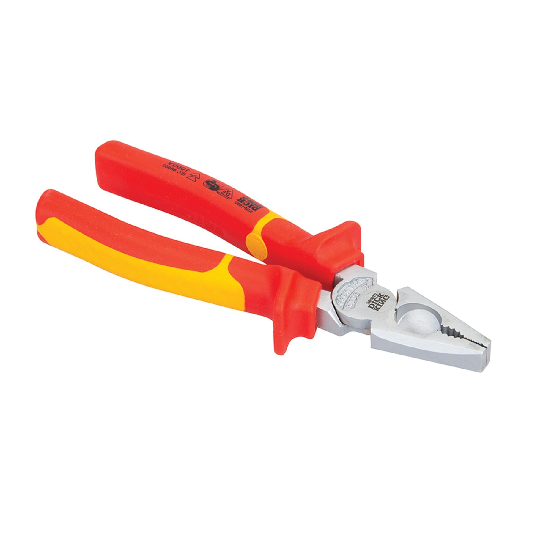King Dick VDE Combination Pliers 180mm High-Grade Steel