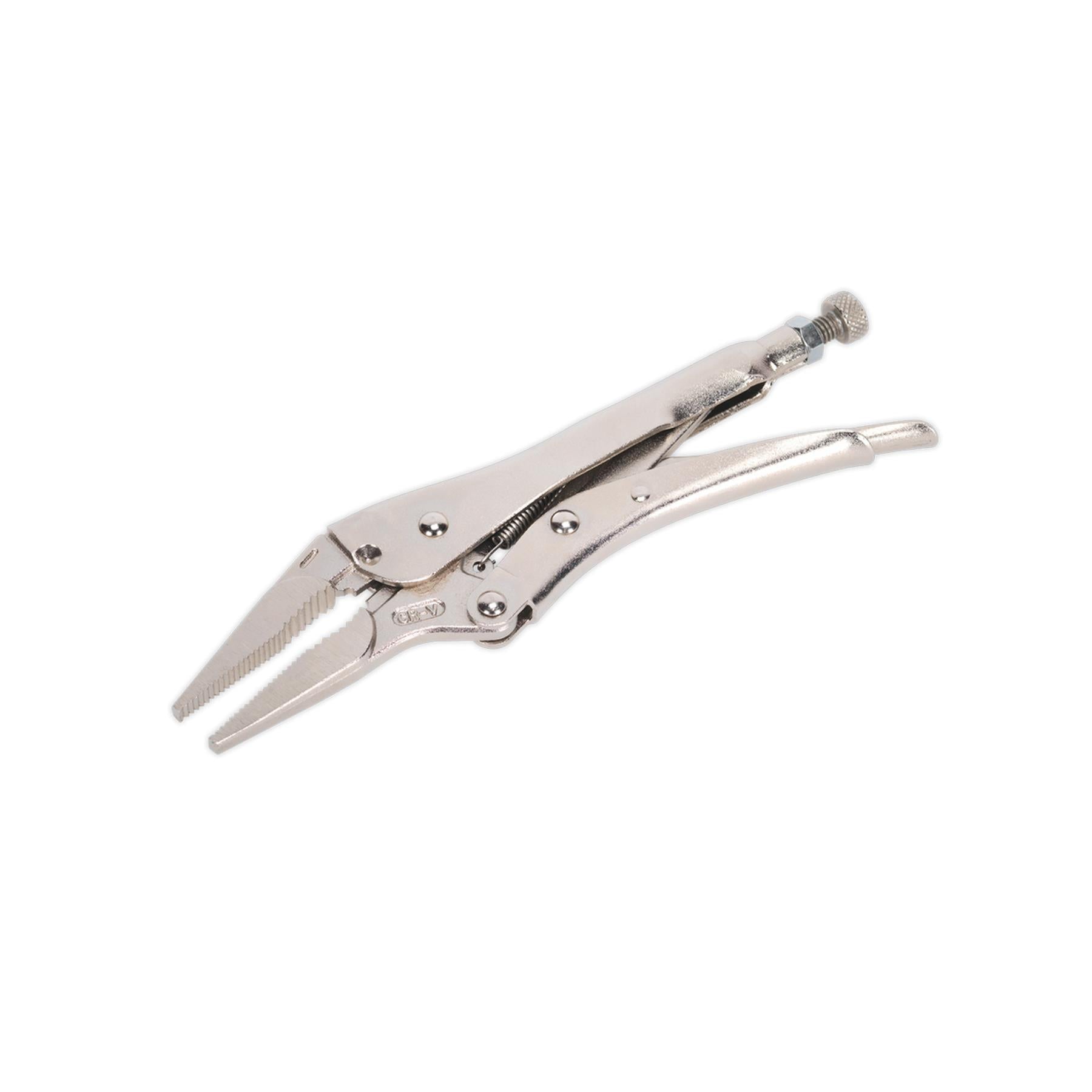 Sealey Locking Pliers Long Nose 210mm 0-60mm Capacity