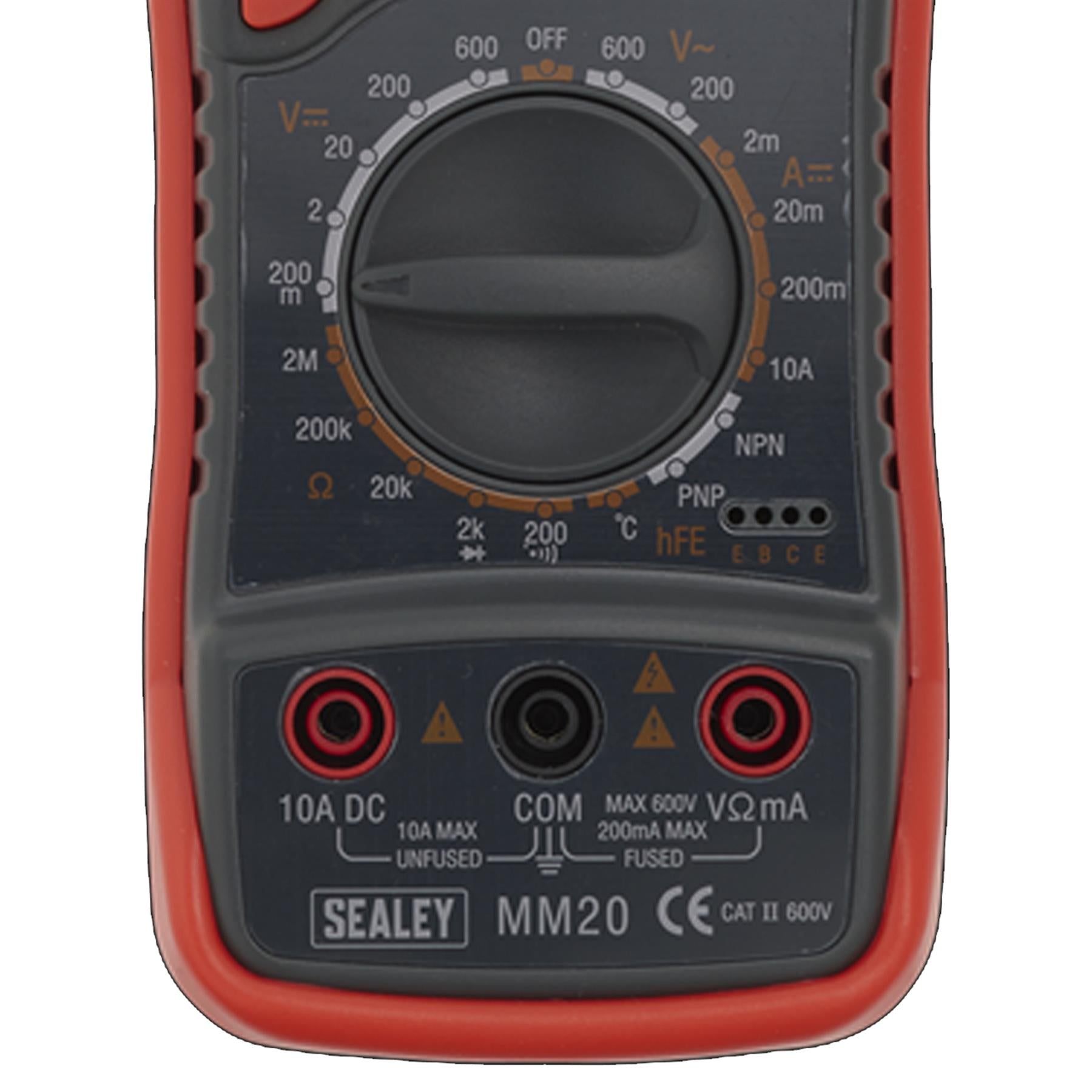 Sealey Digital Multimeter 8-Function with Thermocouple