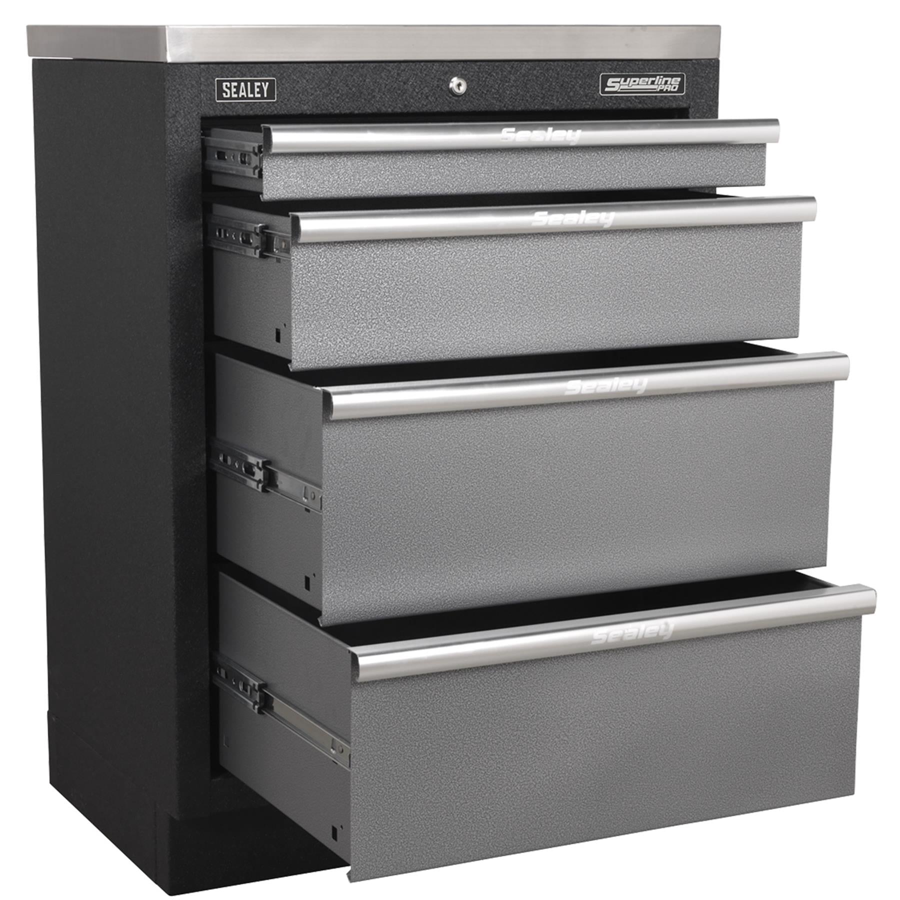 Sealey Modular 4 Drawer Cabinet stainless steel separately 680mm