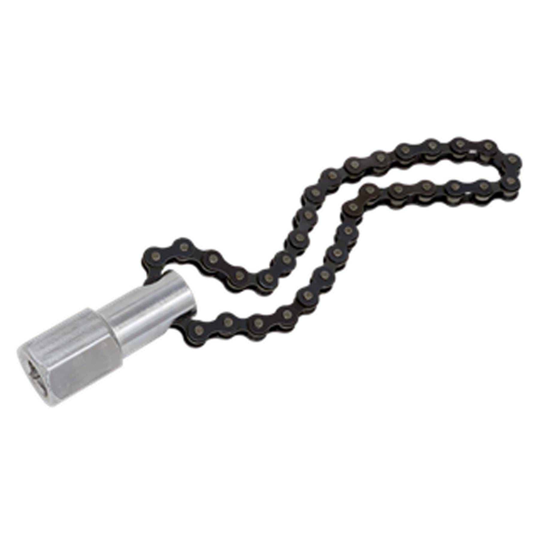 Sealey Oil Filter Chain Wrench 135mm Capacity 1/2"Sq Drive