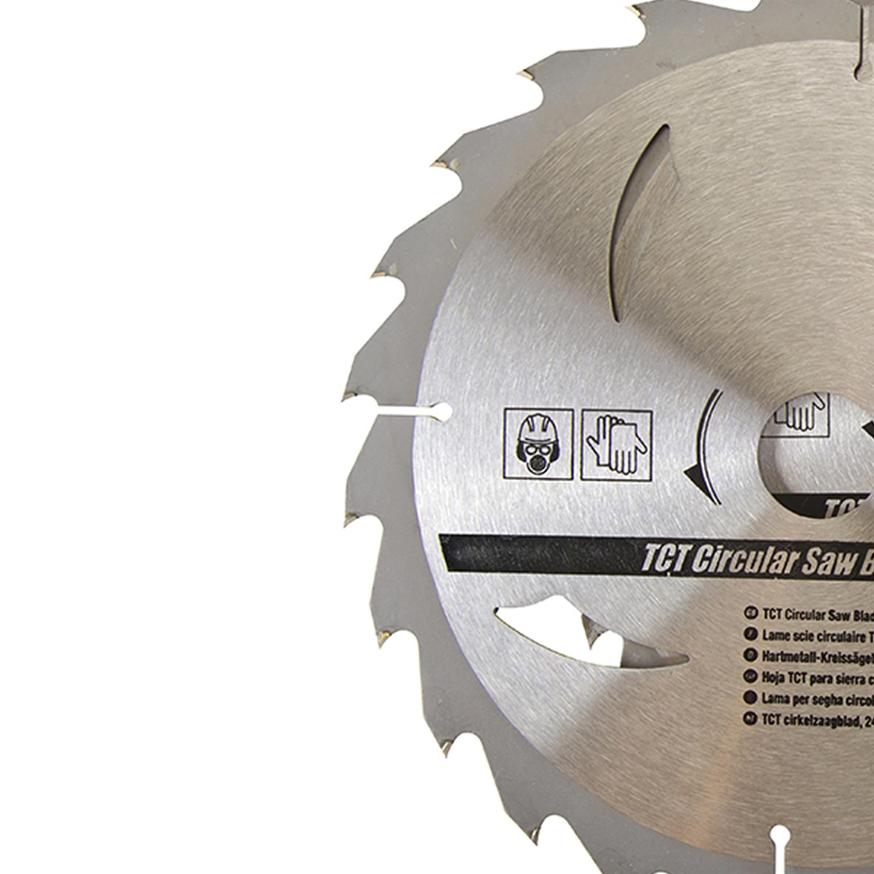 TCT Circular Saw Blades 24 40 48T 3Pk 235 x 30-25 16mm Rings Hardwood Softwood Chipboards Cutting