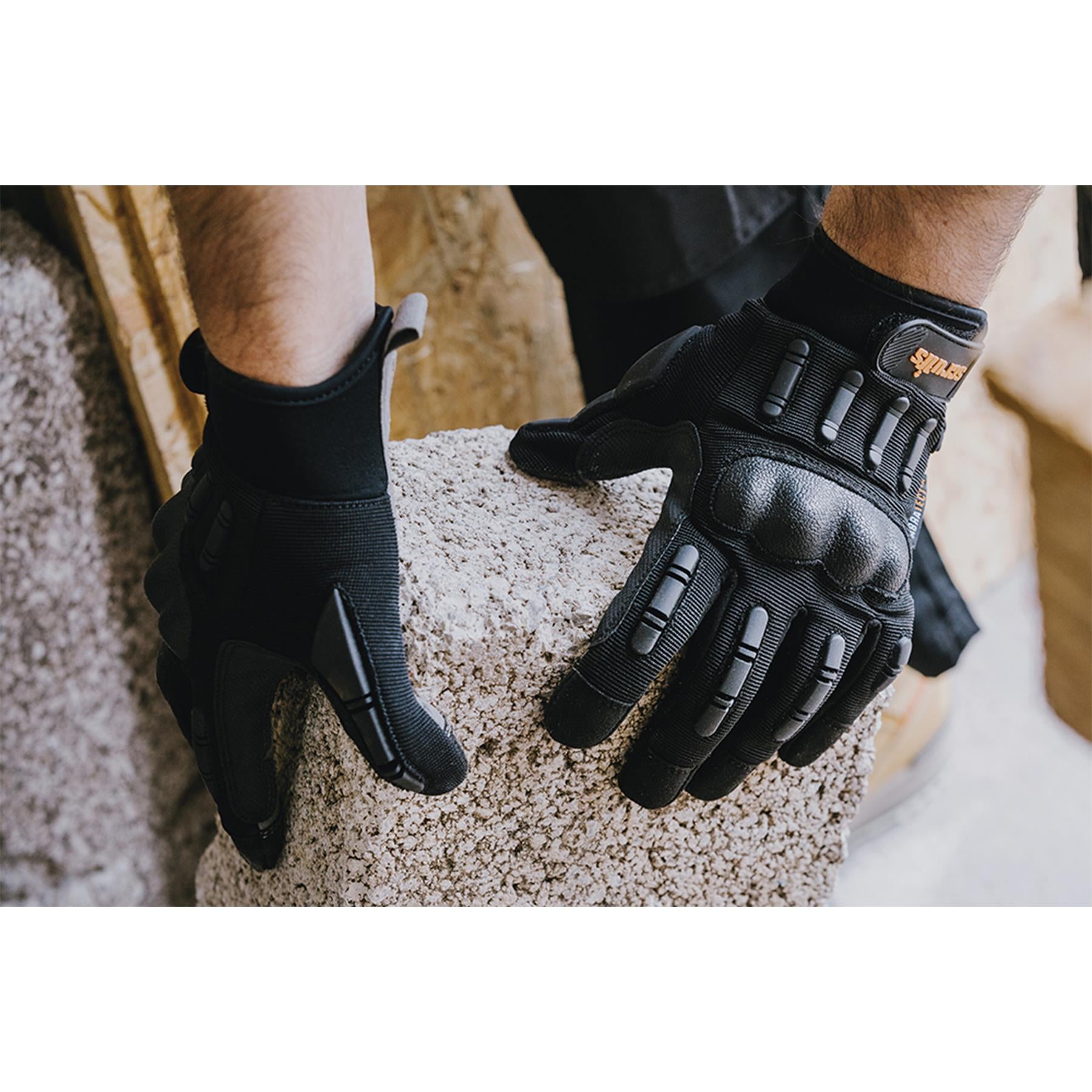 Scruffs Trade Precision Safety Work Gloves Adjustable cuffs