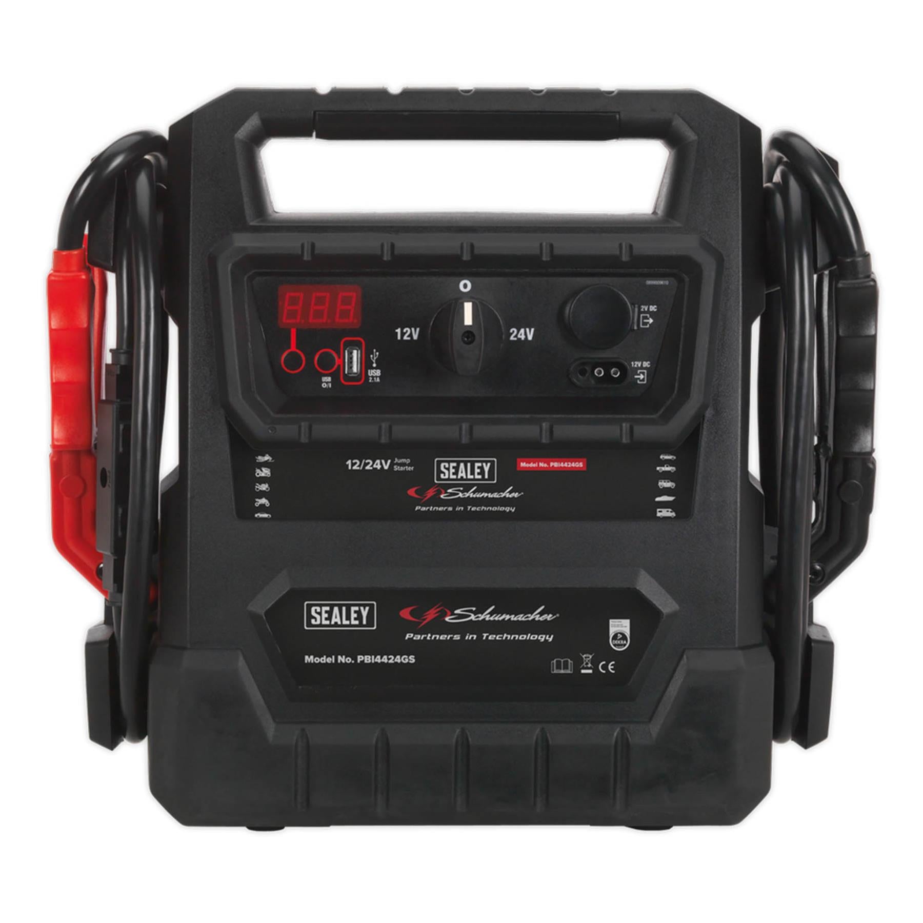 Schumacher Emergency Jump Starter 12/24V 4600 Peak Amps - DEKRA Sealey