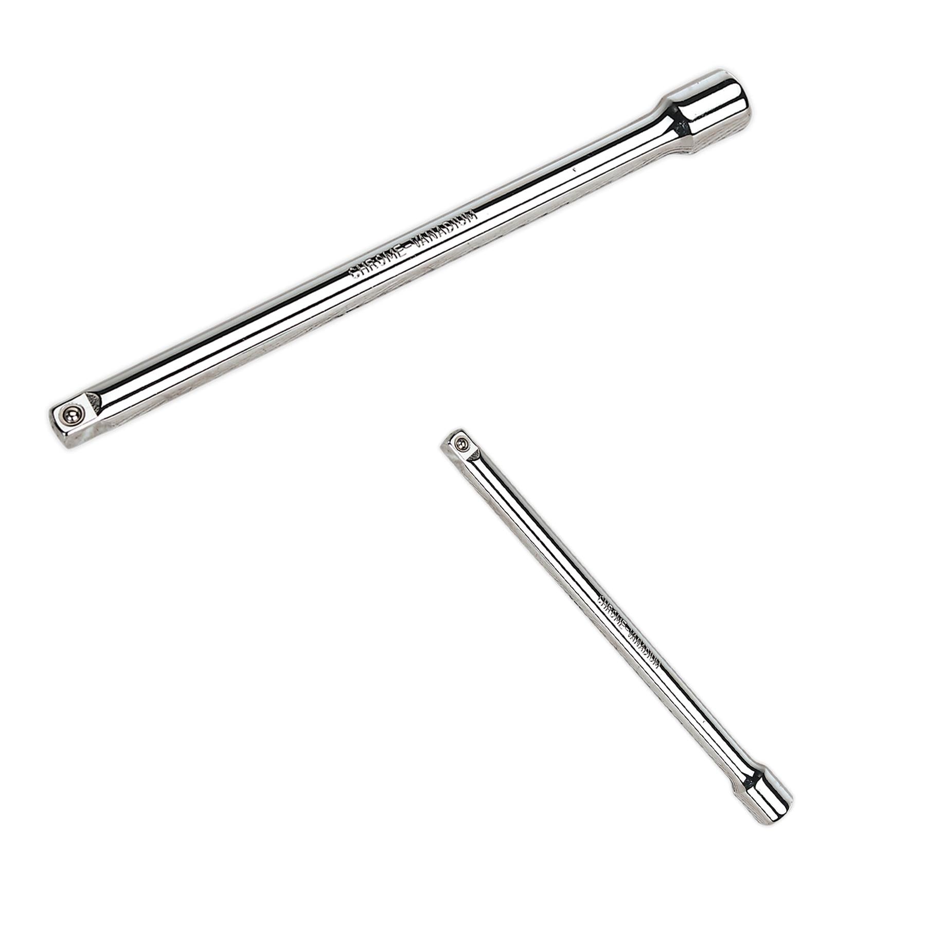 Sealey Extension Bar 200mm 3/8"Sq Drive Chrome Vanadium Steel