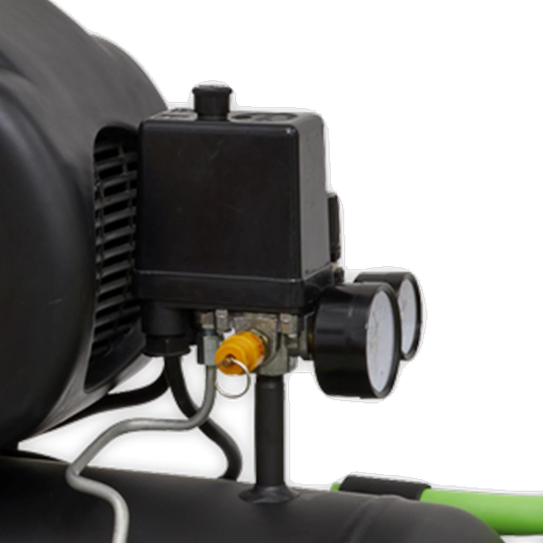 Sealey SAC2420EPK Compressor 24ltr Direct Drive 2hp with 4pc Air Accessory Kit