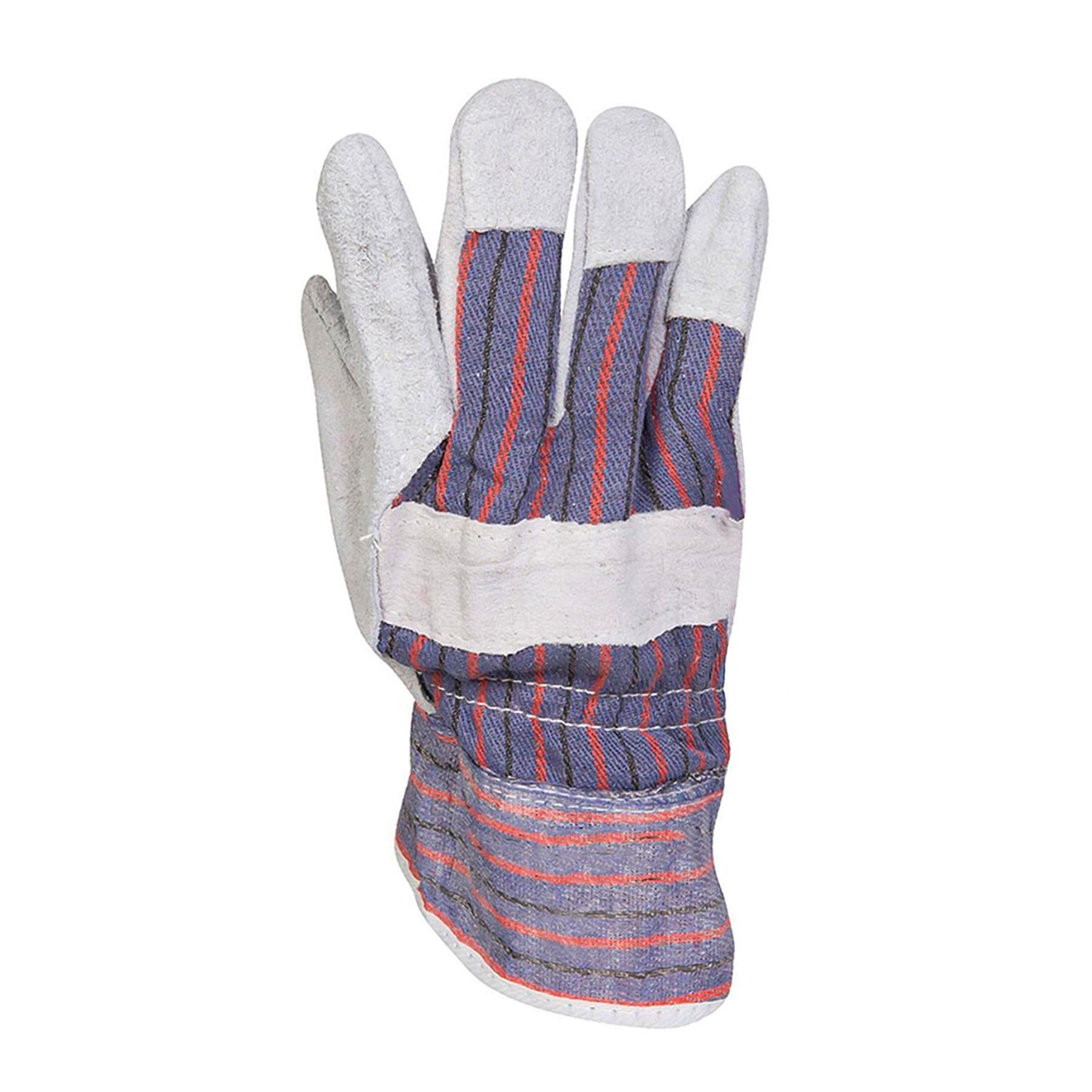 3 X Rigger Gloves Chrome Leather Quality Safety For Construction And General Use