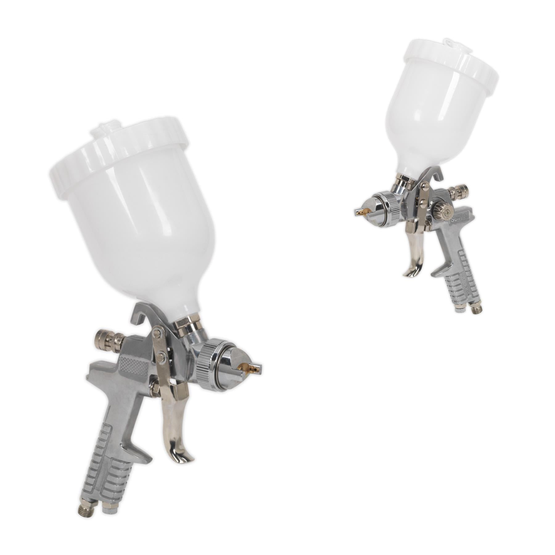 Sealey Spray Gun Gravity Feed 1.8mm Set-Up