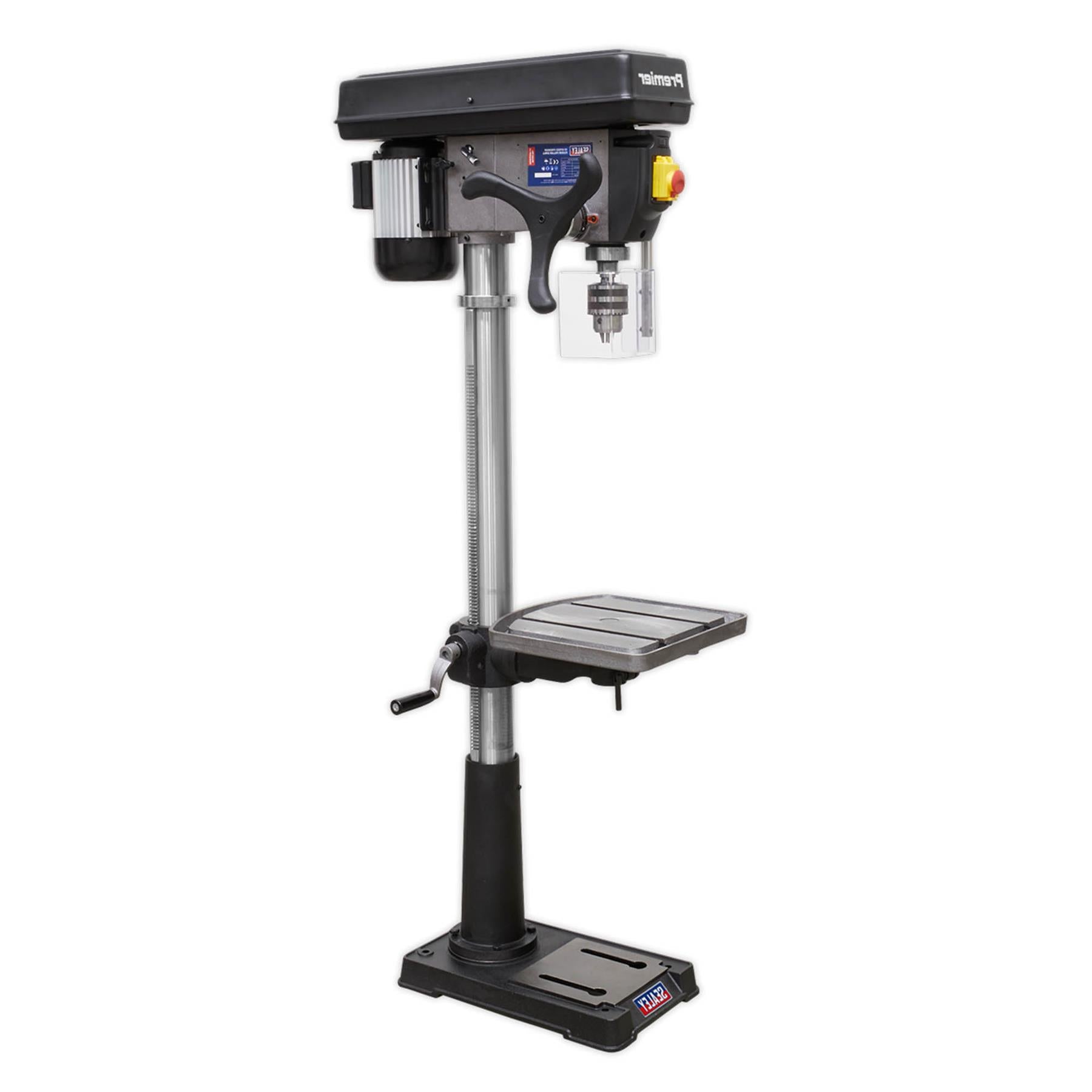 Sealey Pillar Drill Floor 16-Speed 1635mm Height 230V Garage Workshop DIY