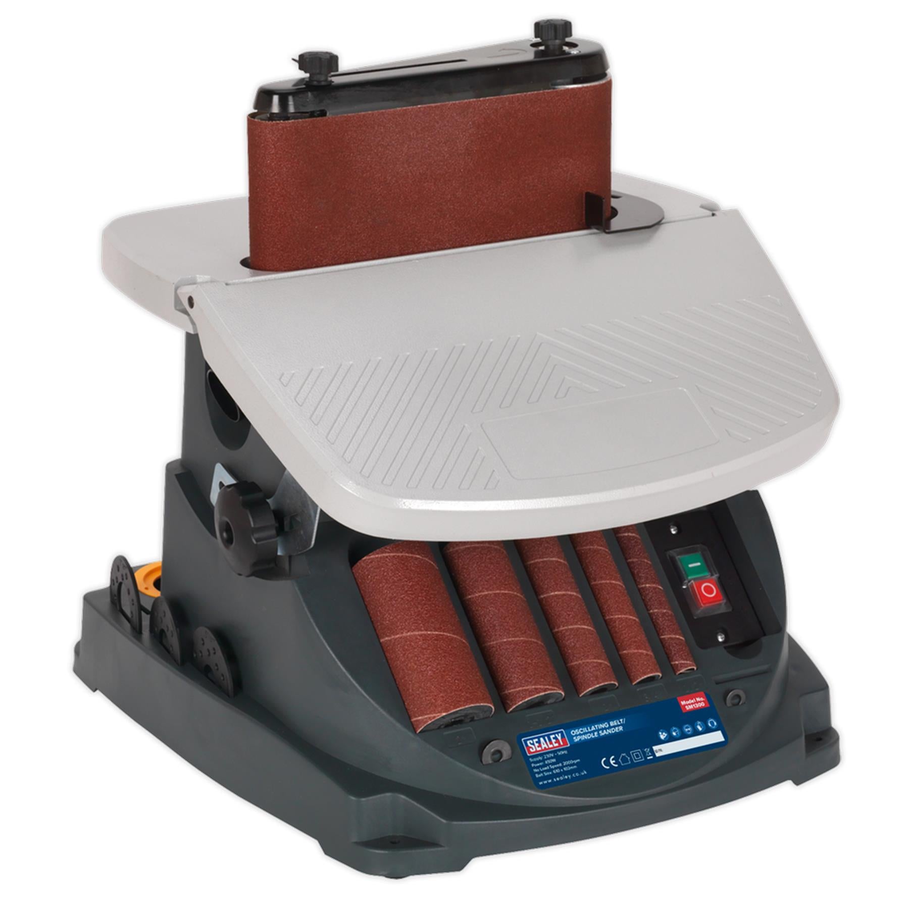 Sealey Oscillating Belt & Spindle/Bobbin Sander 230V