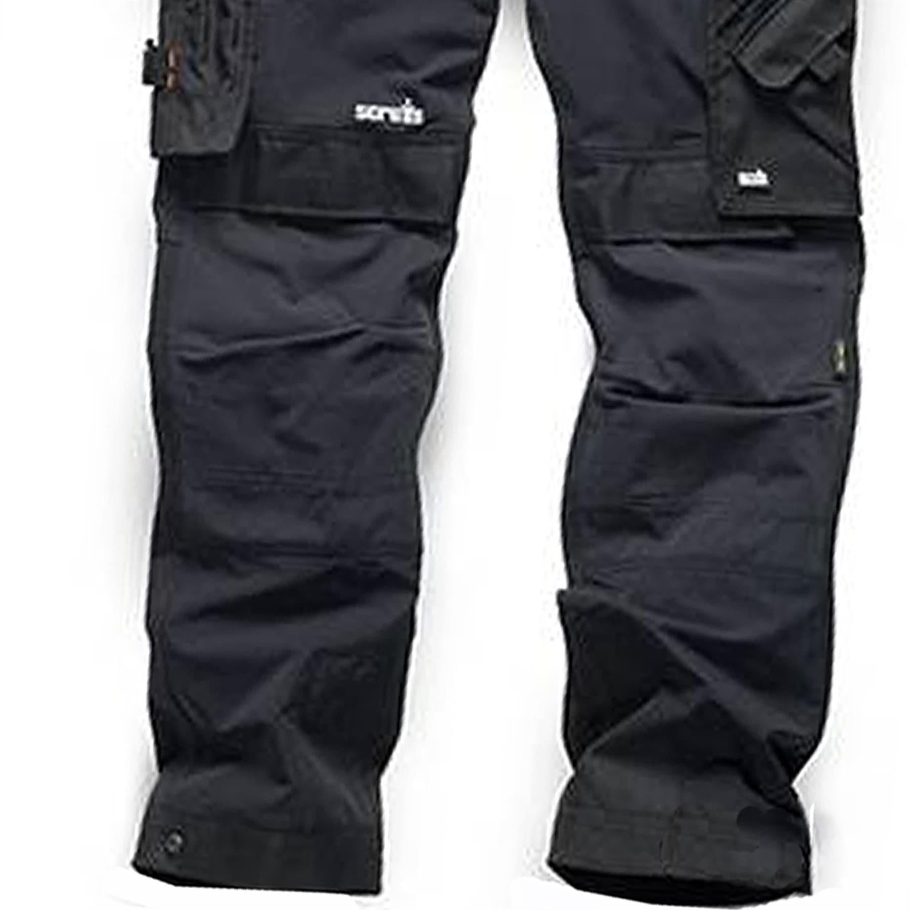 Scruffs Pro Flex Plus Holster Trouser 38S Black