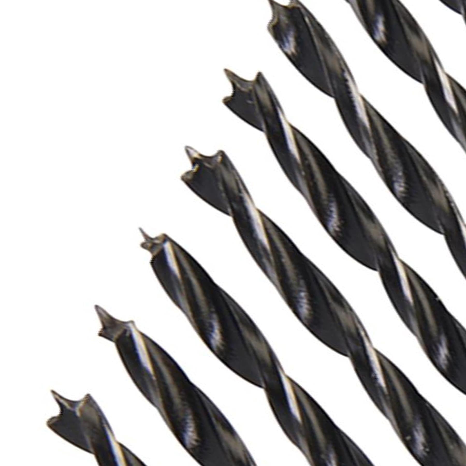 10Pk Lip & Spur Drill Bits 4mm Durable Sharp Precision Drill Work On Wood DIY