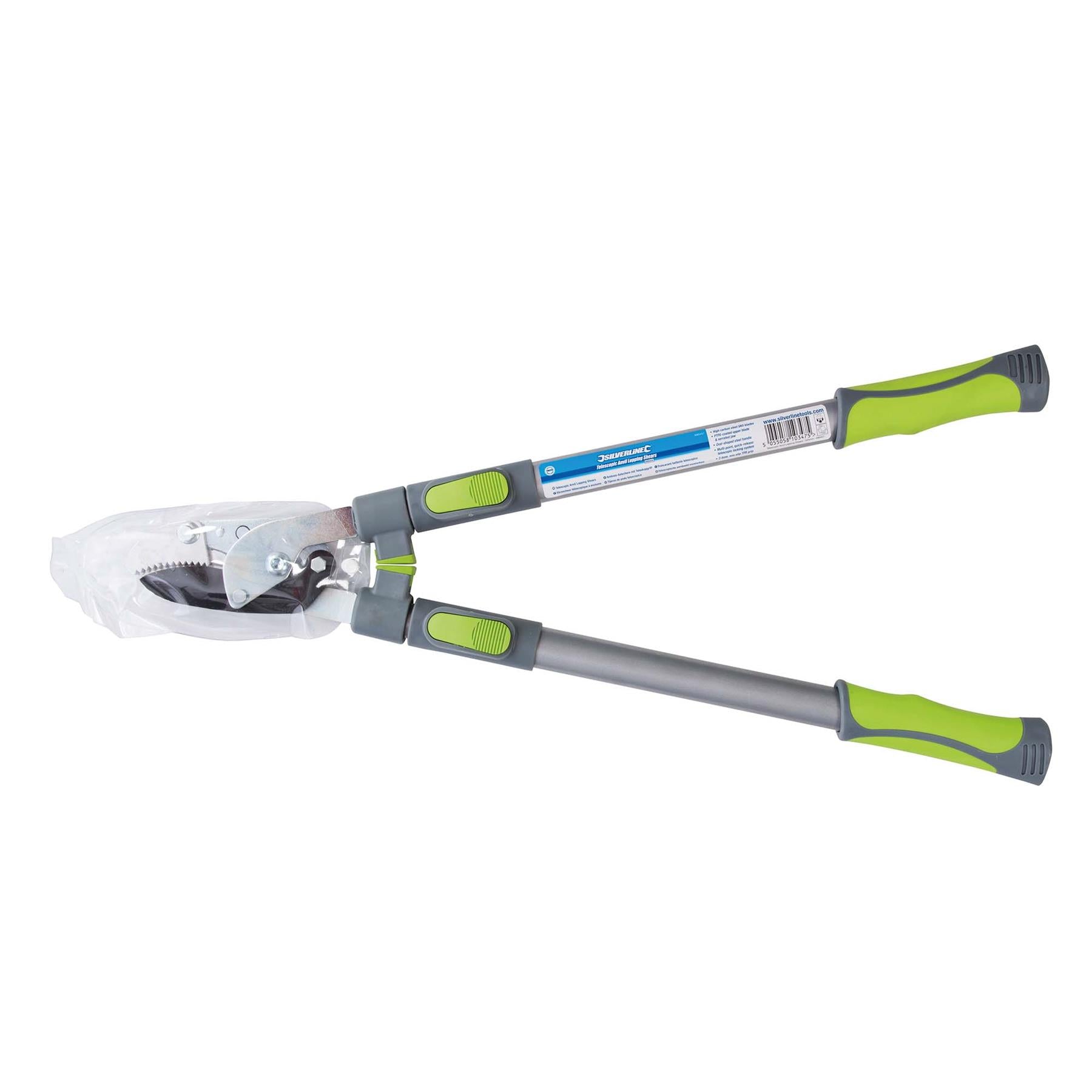 Telescopic Anvil Lopping Shears 645mm Gardening Tool Non-Slip Plastic Handles