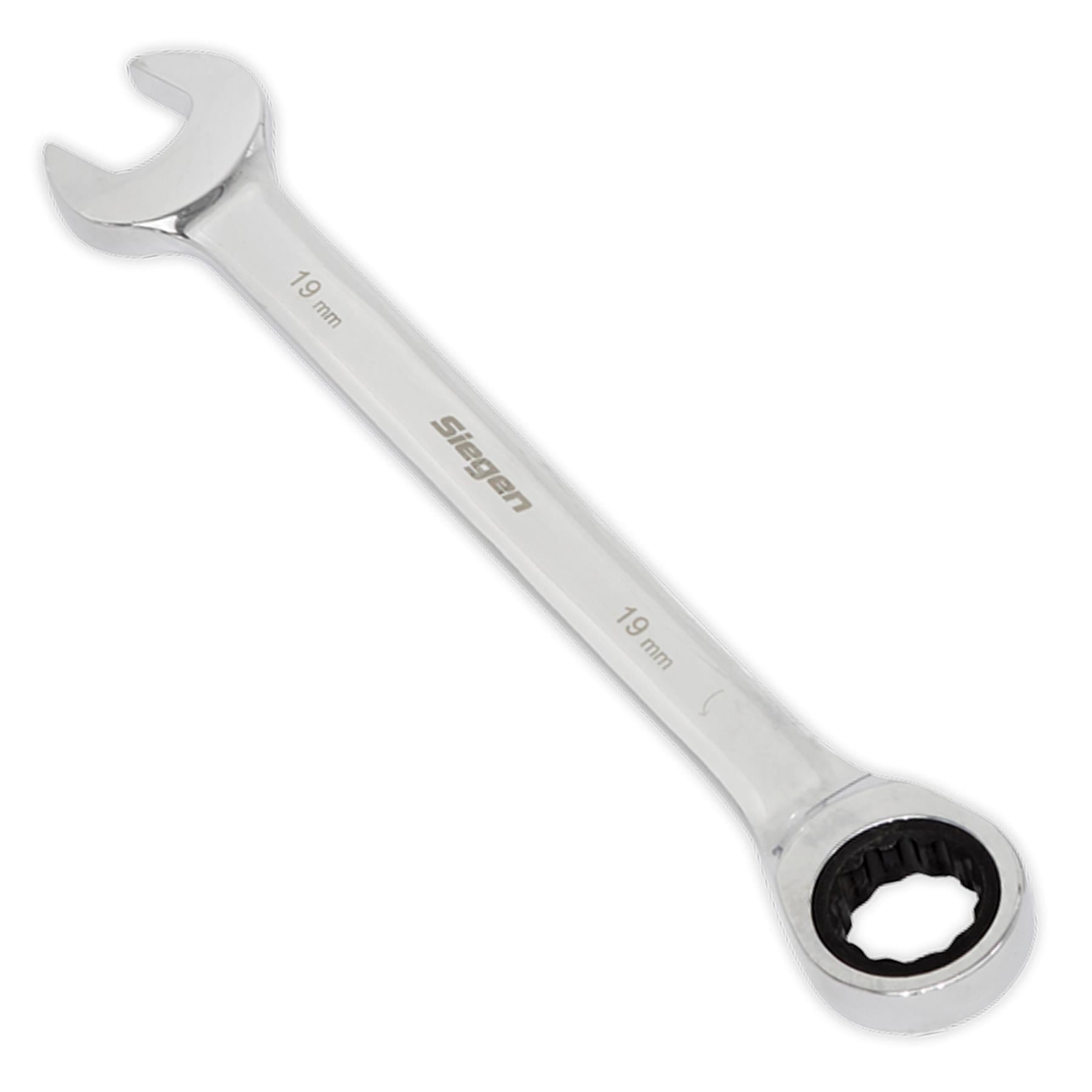 Sealey Ratchet Combination Spanner Set 7pc Metric