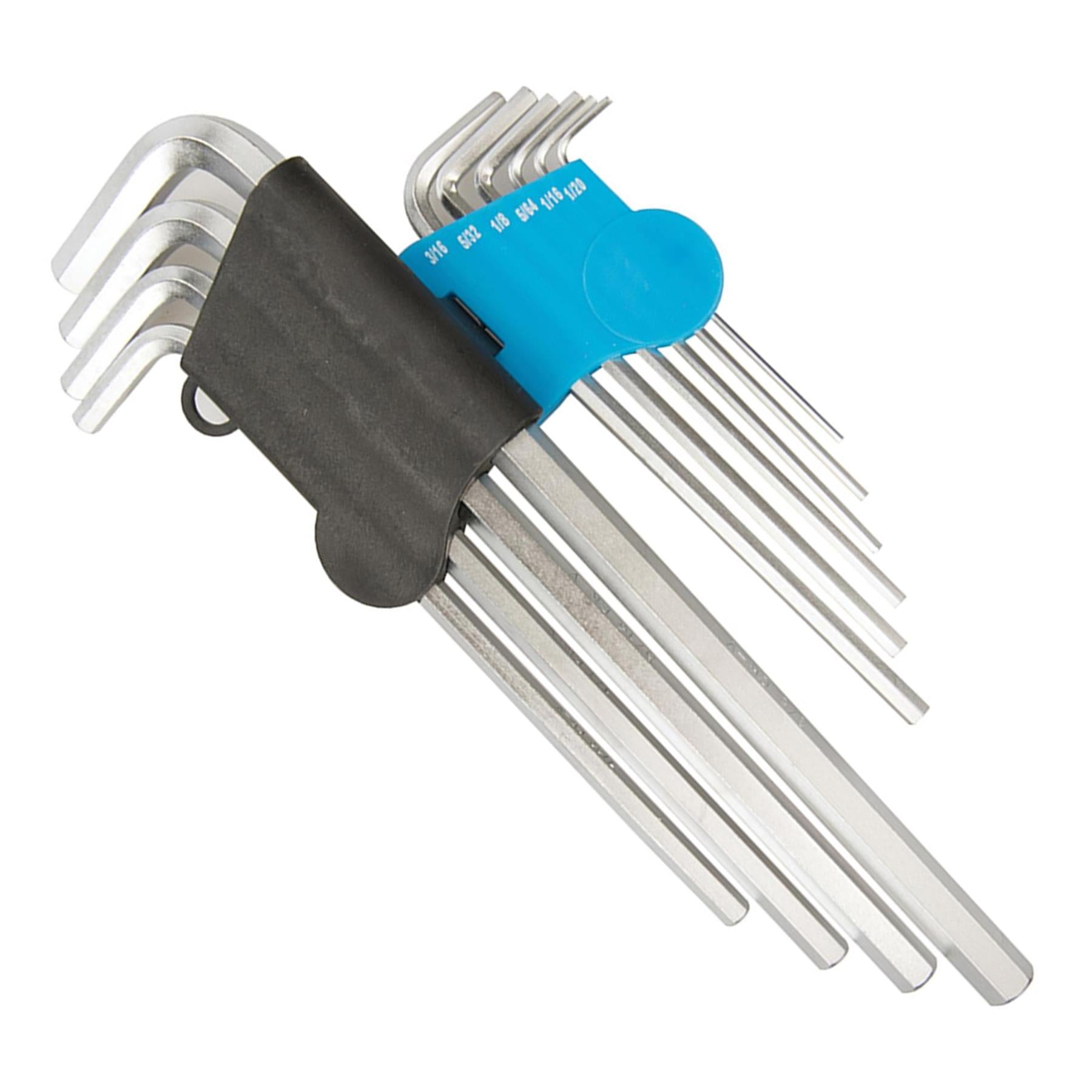 1/16" - 3/8" Expert Hex Key Imperial Set 10pce Hardened Vanadium Steel