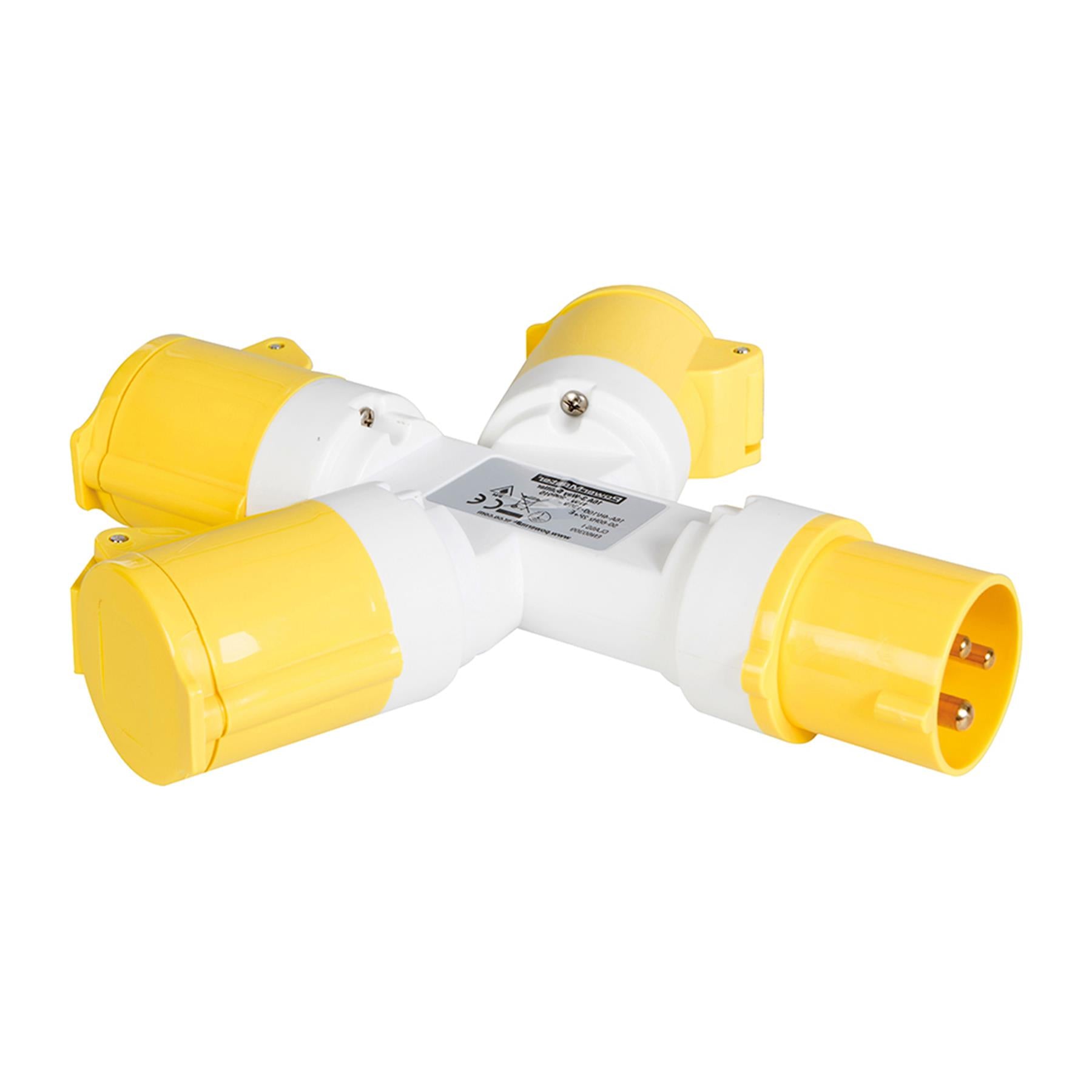 3 Way 110 V Volt Branch Spliter Y Junction Box 16 A Amp Site Socket Splashproof